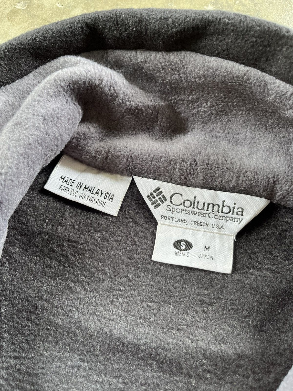 Columbia × Vintage 🔥Vintage Columbia Zipper Fleece Sweter 90s Size US L / EU 52-54 / 3 - 9 Thumbnail