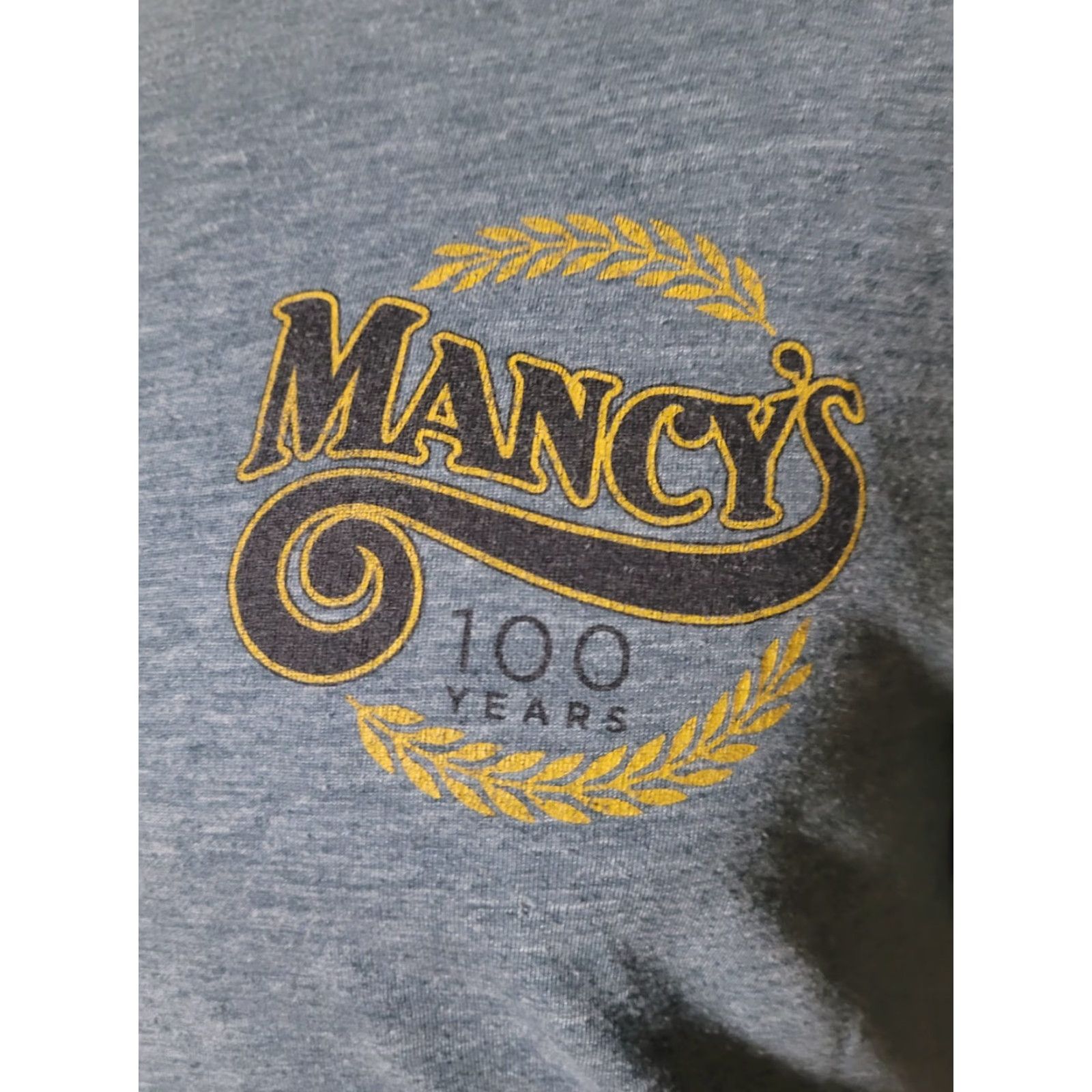 Etro VINTAGE Retro Mancys Steakhouse Restaurant Toledo OH T Shirt XL 100 Years Mens T-Shirt Red Cotton Blend Jupmode Graphic Tee Beer 1921s Size US XL / EU 56 / 4 - 2 Thumbnail