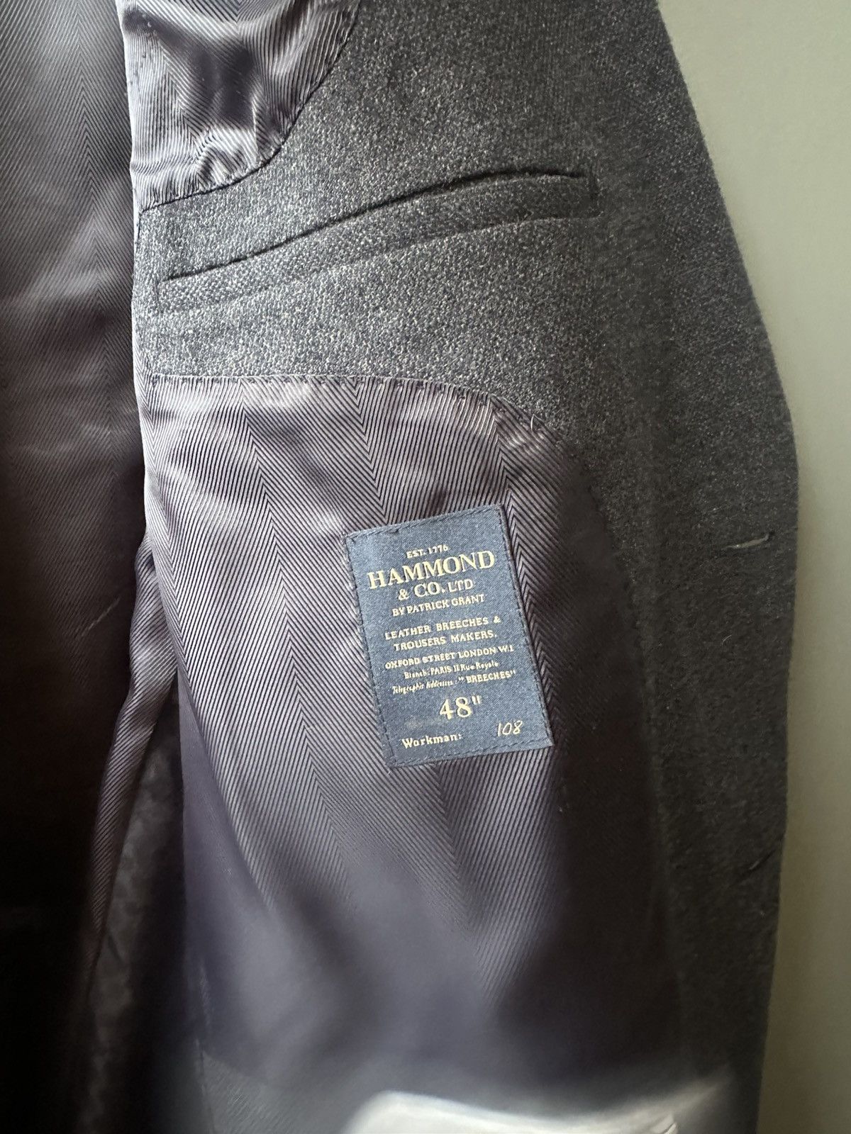 Other Hammond & CO by Patrick Grant Oxford Blazer Size 48” Size 54R - 6 Thumbnail