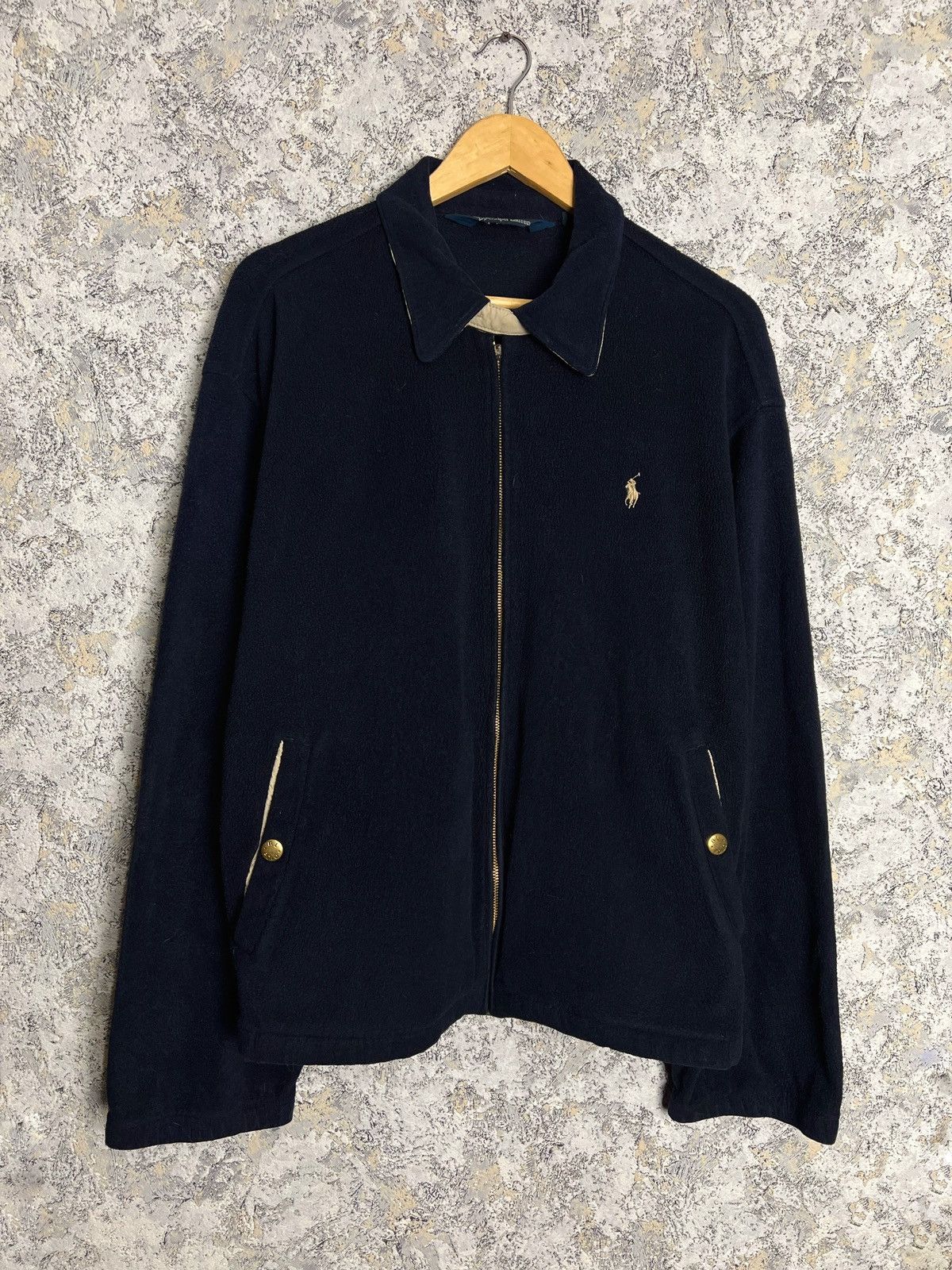 Ralph Lauren Vintage Polo Ralph Lauren Fleece Jacket Y2K Bomber Size XL Size US XL / EU 56 / 4 - 1 Thumbnail