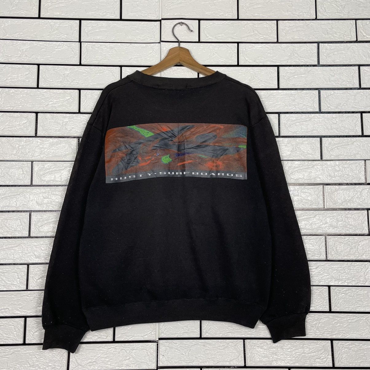 Japanese Brand Rusty Brand Crewneck Sweatshirt Size US L / EU 52-54 / 3 - 1 Thumbnail