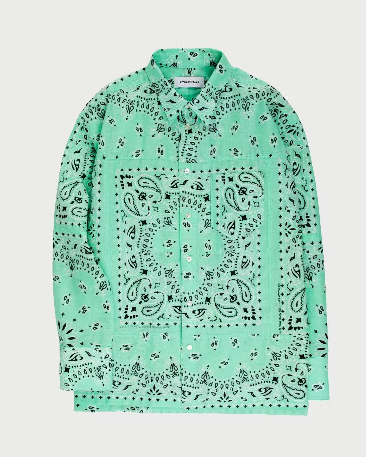 トップス MIYAGIHIDETAKA VINTAGE BANDANA shirt MIYAGIHIDETAKA VINTAGE BANDANA shirt