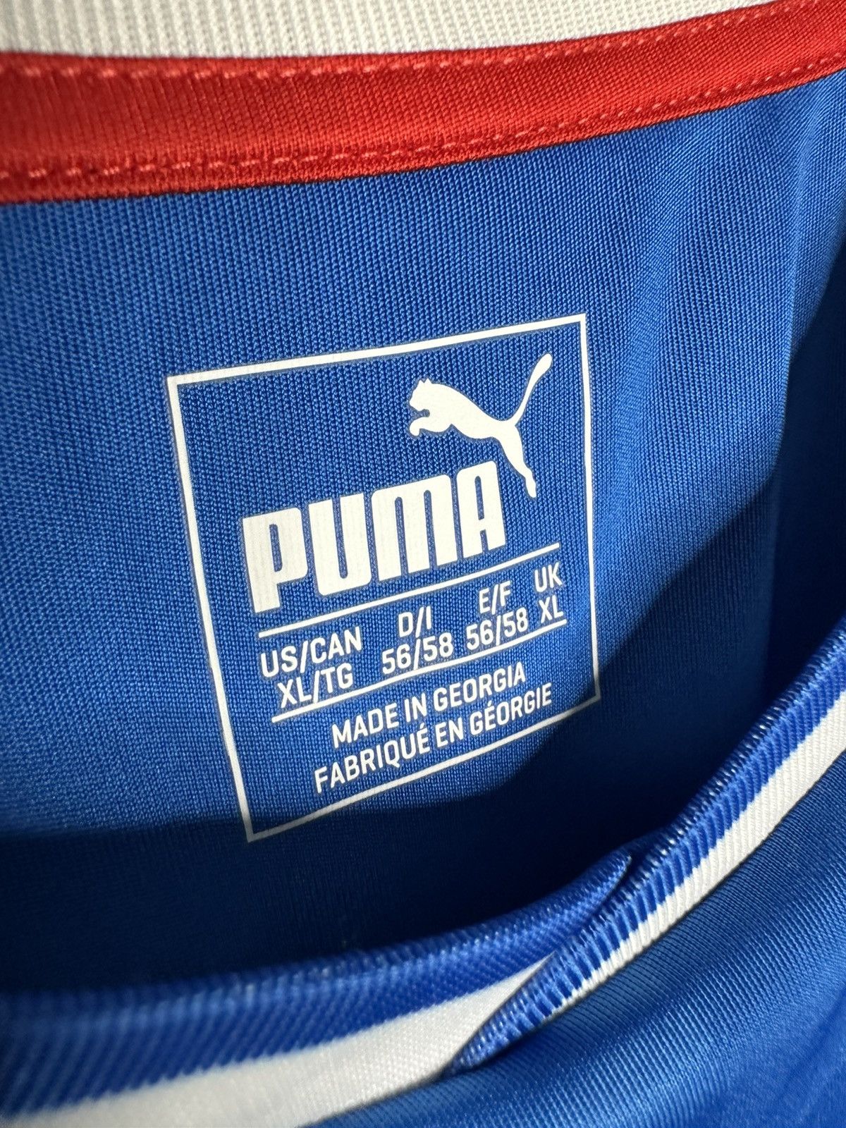 Puma PUMA FC RANGERS GLASGOW 2016/2018 HOME FOOTBALL SOCCER SHIRT Size US XL / EU 56 / 4 - 8 Thumbnail