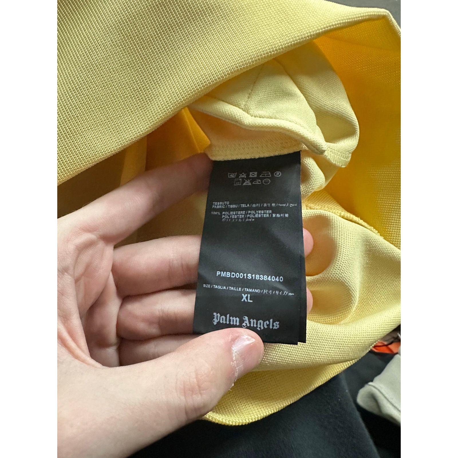 Palm Angels Palm Angels Track Jacket Yellow Used XL Size US XL / EU 56 / 4 - 2 Thumbnail