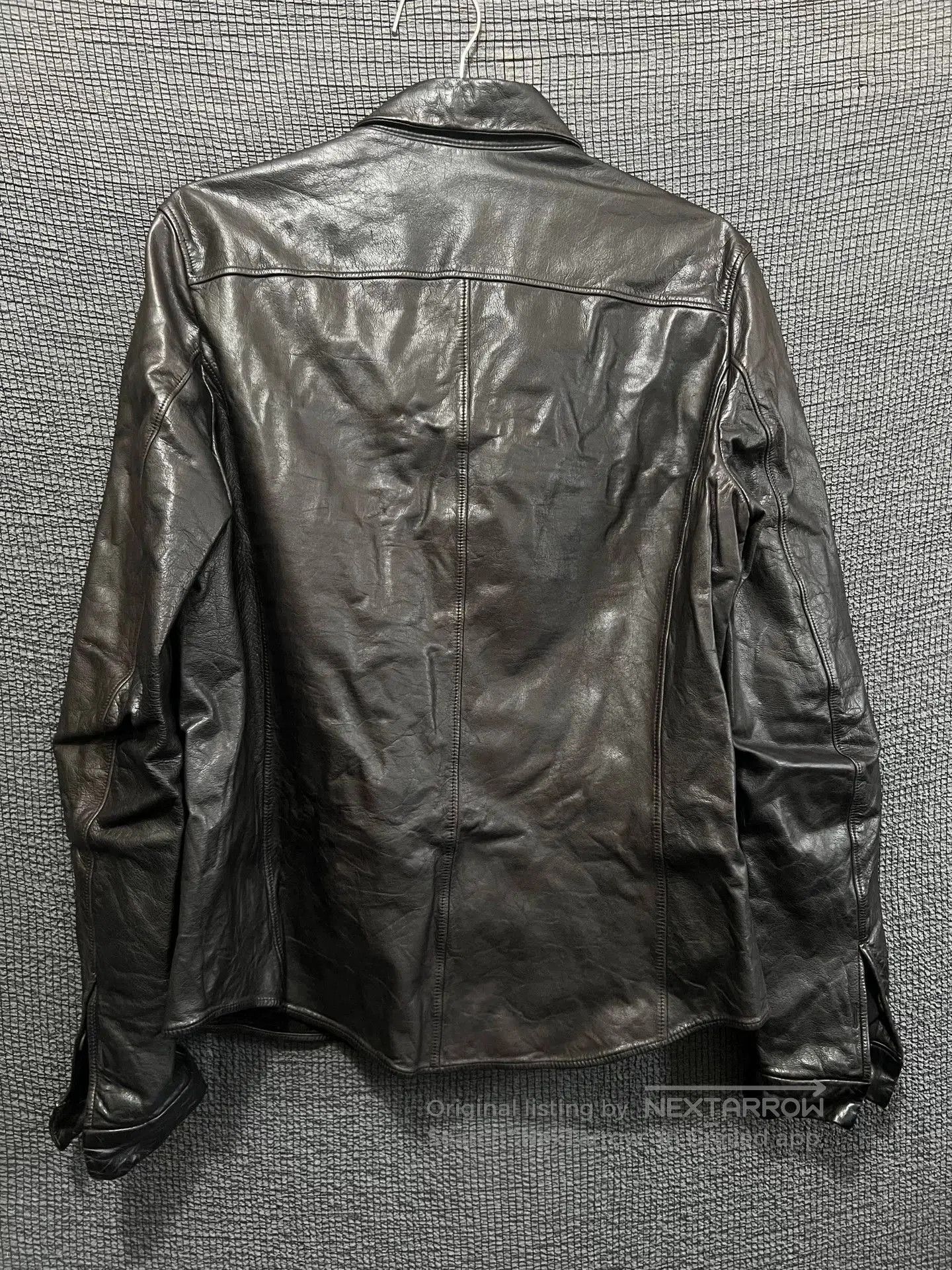 Carpe Diem Carpe Diem Black Leather Shirt Jacket. Size US M / EU 48-50 / 2 - 2 Thumbnail