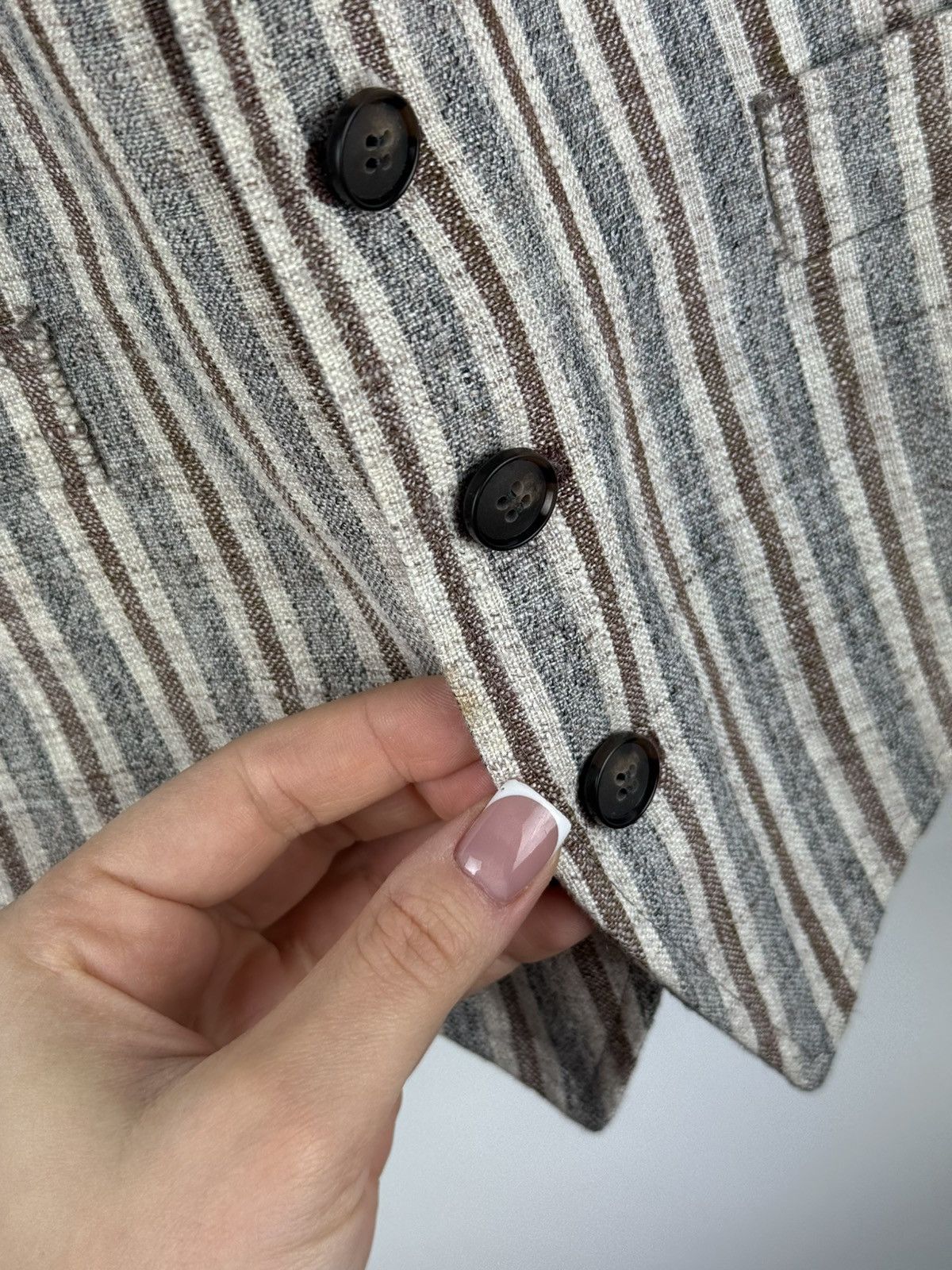 Suitsupply Suitsupply Amsterdam Silk Linen Sleeveless Vest Waistcoat Size 40R - 9 Thumbnail
