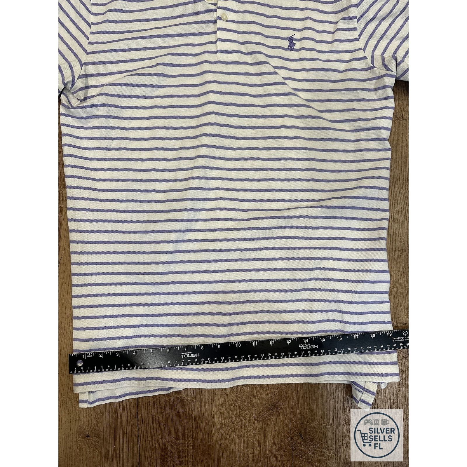Polo Ralph Lauren Polo Golf Ralph Lauren Large Striped Polo Crest Logo Shirt Size US L / EU 52-54 / 3 - 6 Thumbnail