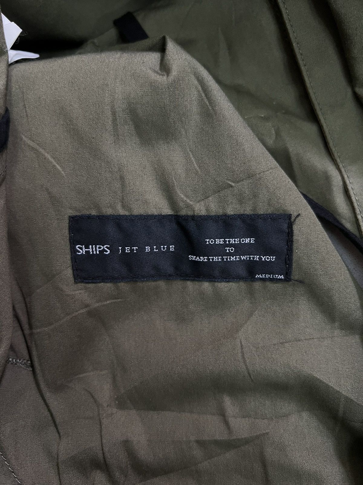 SHIPS 🔥 SHIPS JET BLUE GREEN MILITARY ARMY JACKET MADE IN JAPAN Size US S / EU 44-46 / 1 - 10 Thumbnail