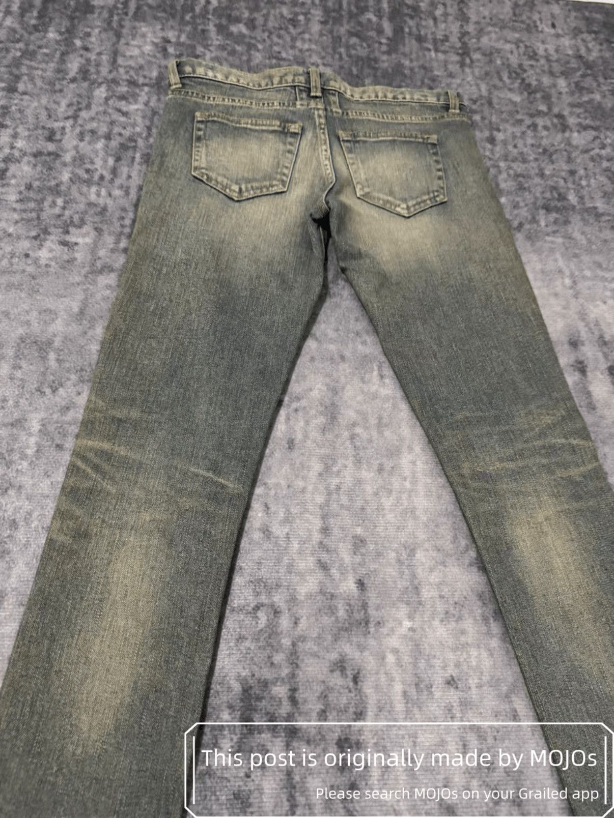 Saint Laurent Paris Sz 27 Saint Laurent Paris 13AW MudWash Destory Denim mojos4 Size US 27 - 4 Thumbnail