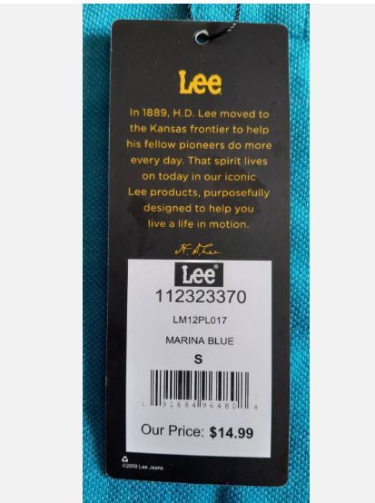 Lee Lee ClassicThe Perfomance Polo Shirt Men's Size Small New Size US S / EU 44-46 / 1 - 10 Thumbnail