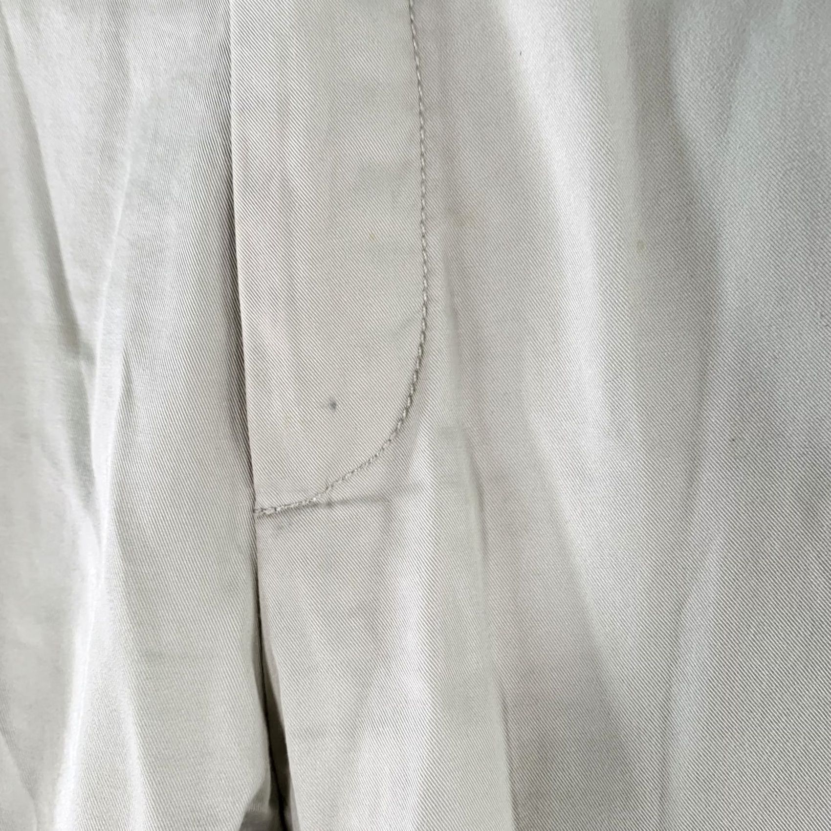 Lanvin LANVIN Dress Mens 32 Ivory Size Cotton Ankle Zip Flat Front Pants Size US 32 / EU 48 - 6 Thumbnail