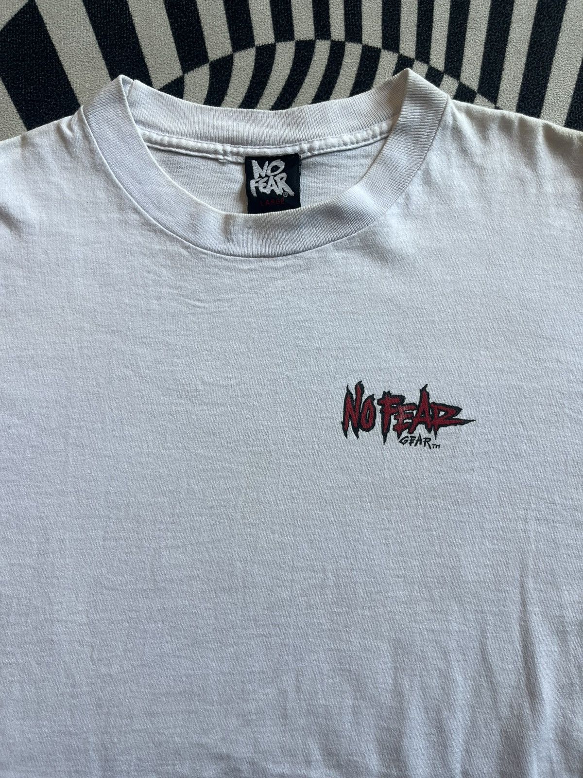 No Fear Vintage NOFEAR Pussy Chicken 93’s BAAGOE Tshirt Size US L / EU 52-54 / 3 - 6 Thumbnail