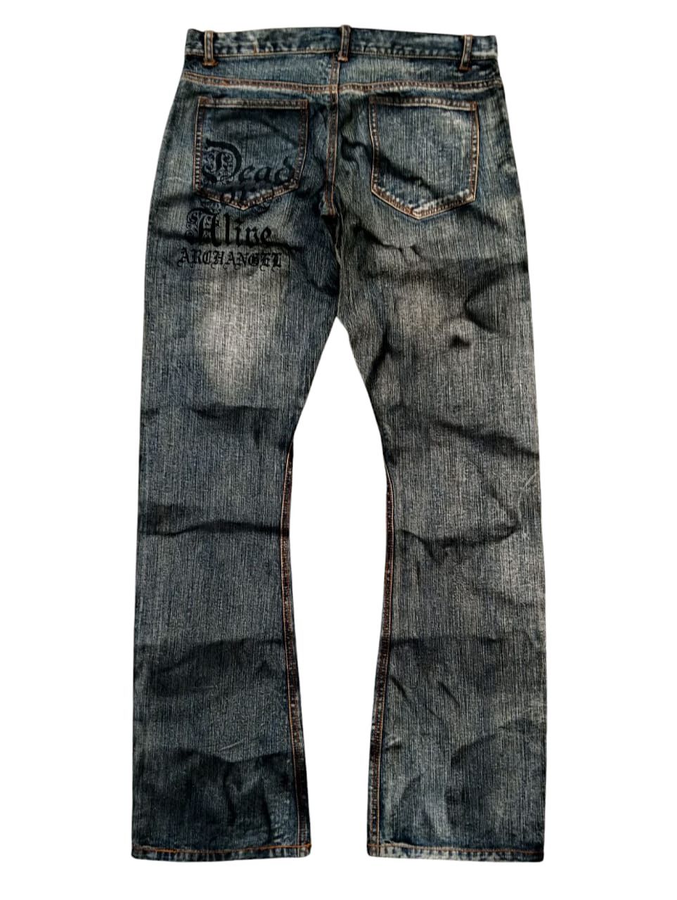 In The Attic × Japanese Brand × Vintage Vintage In The Attic Jeans Distressed Custom Made 1 Of 1 Size US 32 / EU 48 - 3 Thumbnail