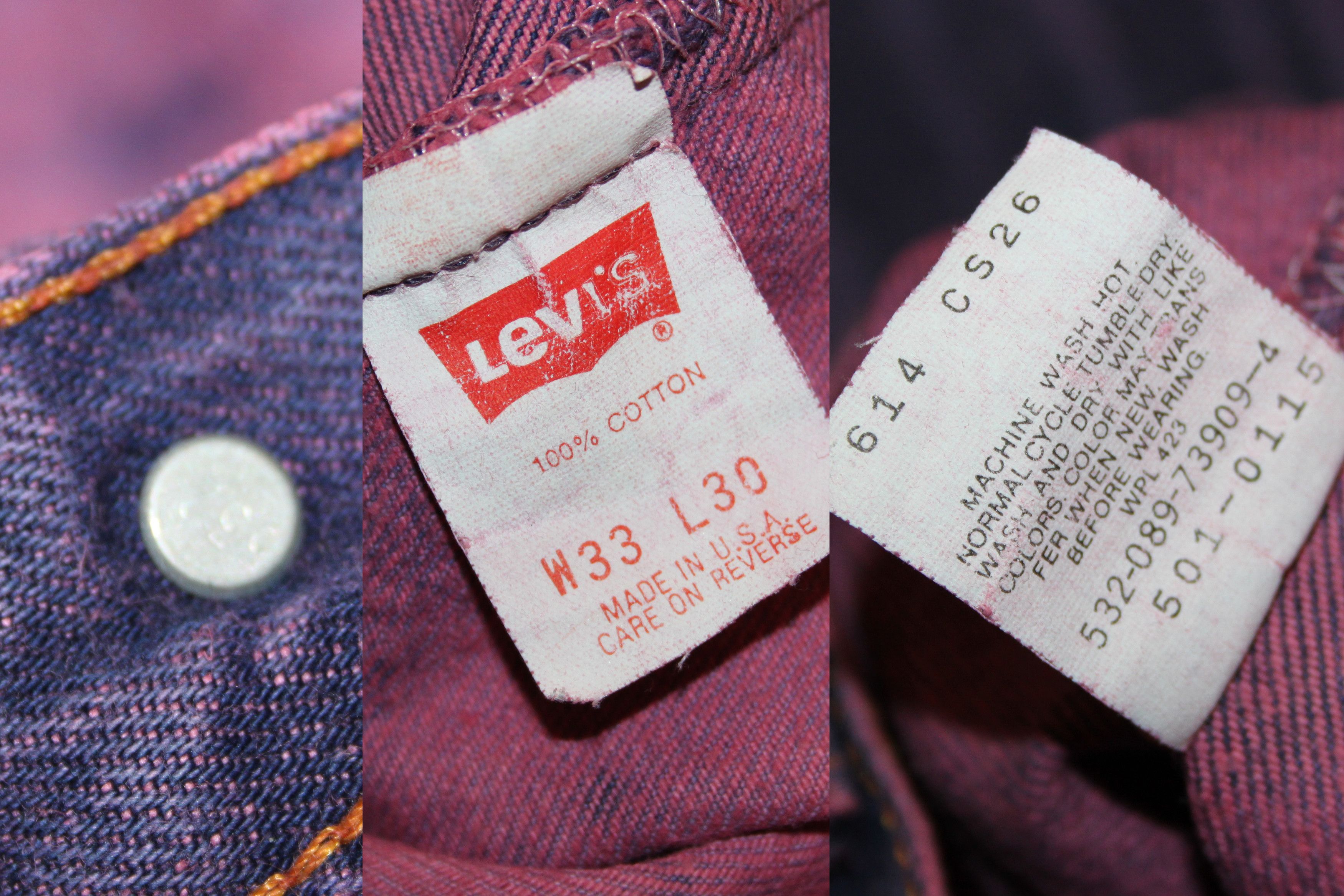 Levi's Vintage Clothing Vintage Levis 501 Jeans Pant Made in USA Size US 33 - 3 Thumbnail