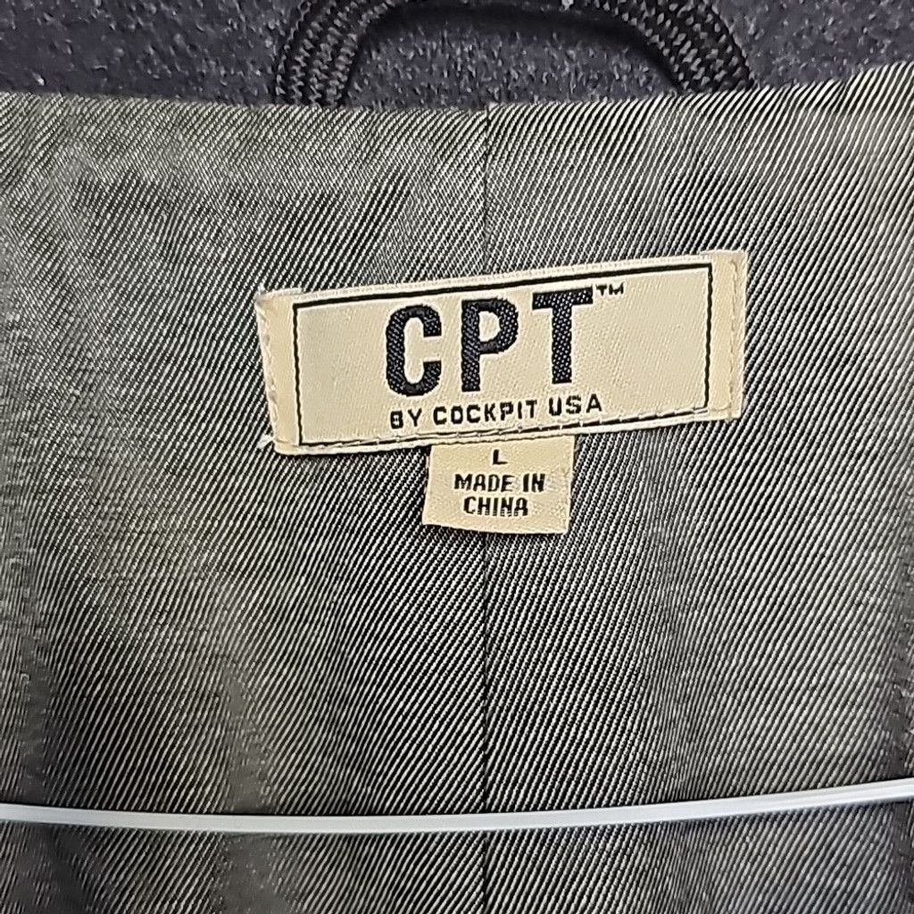 Cockpit USA CockPit USA gray WOOL button up winter coat jacket sz Large Size US L / EU 52-54 / 3 - 3 Thumbnail