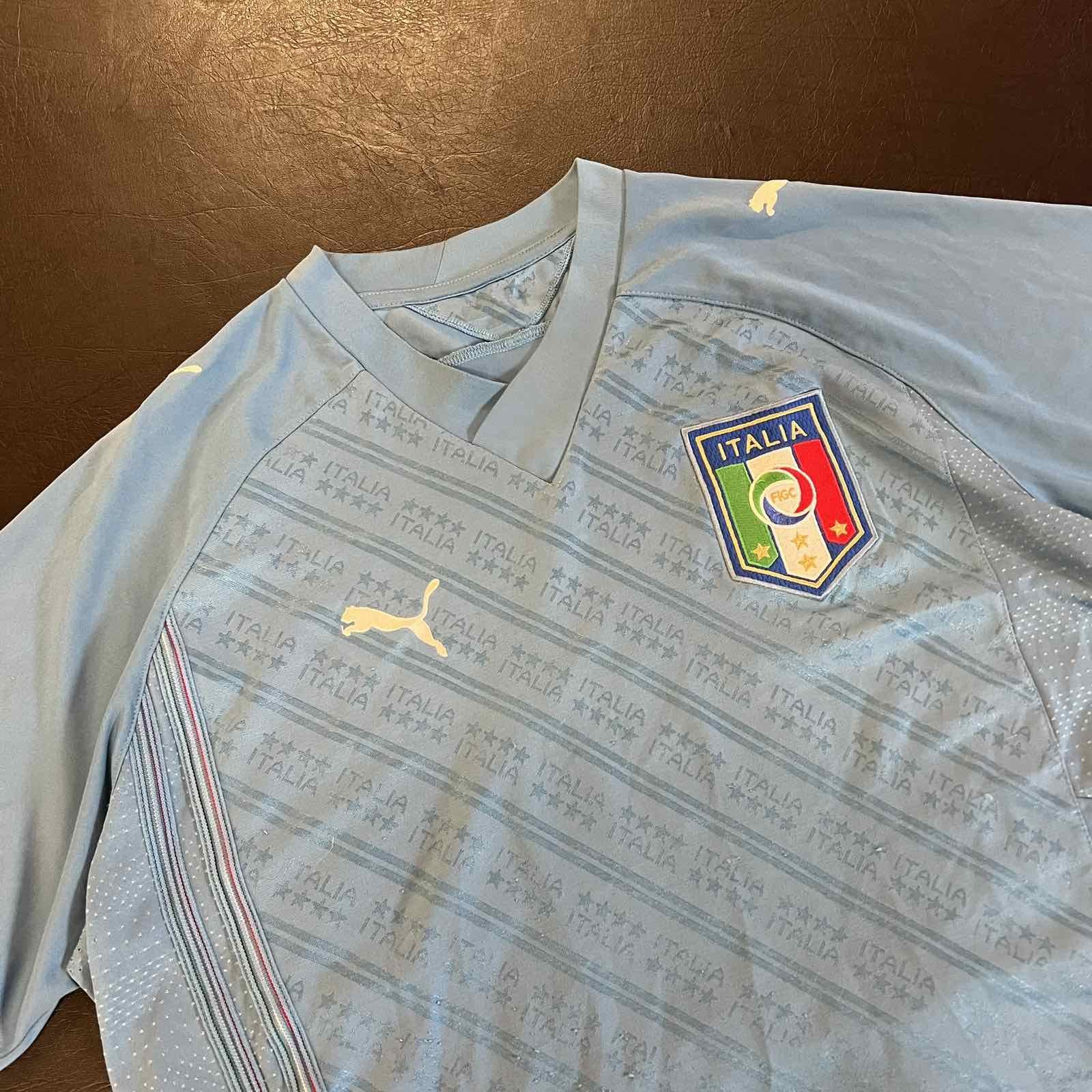 Puma × Vintage Vintage Puma Italy Soccer Jersey Size US L / EU 52-54 / 3 - 3 Thumbnail