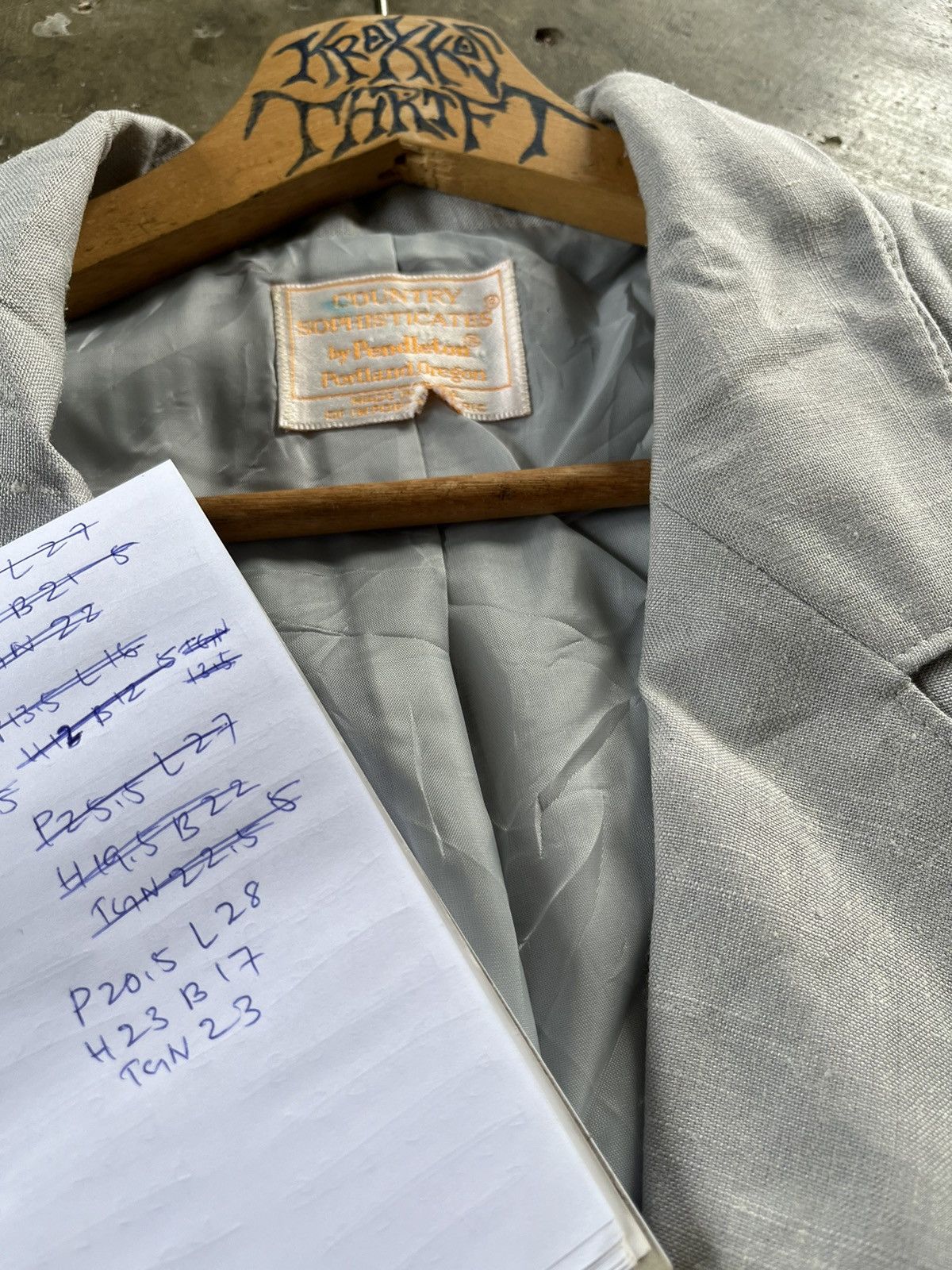 Pendleton × Vintage 💥Vintage Pendelton USA 90s Blazer Jacket Size US M / EU 48-50 / 2 - 6 Thumbnail