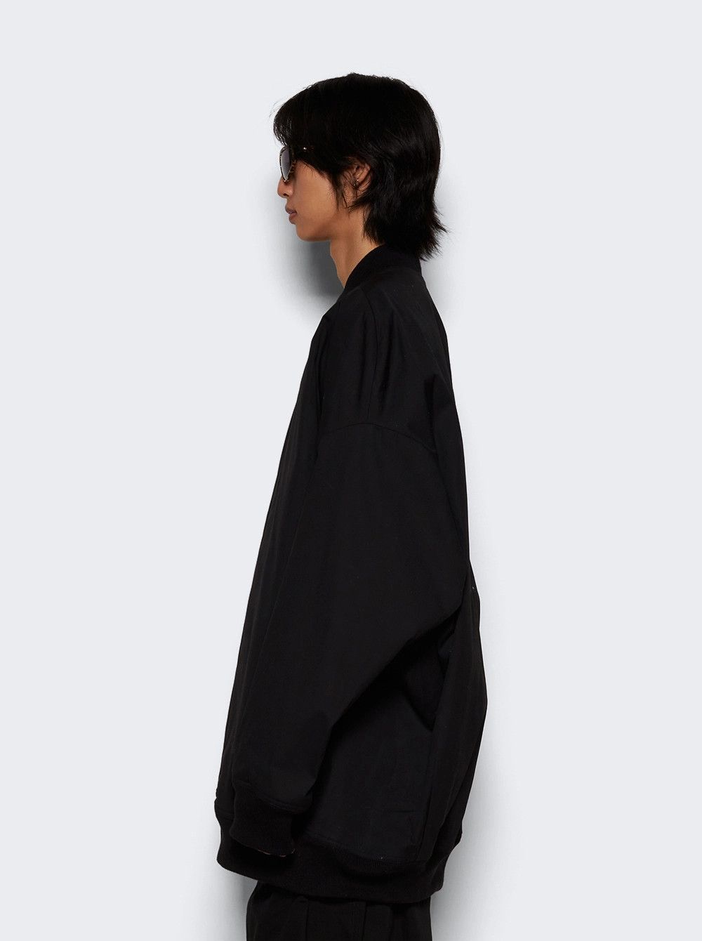 Rick Owens o1mle0226 Porterville Jumbo Peter Flight Jacket in Black Size US L / EU 52-54 / 3 - 4 Thumbnail