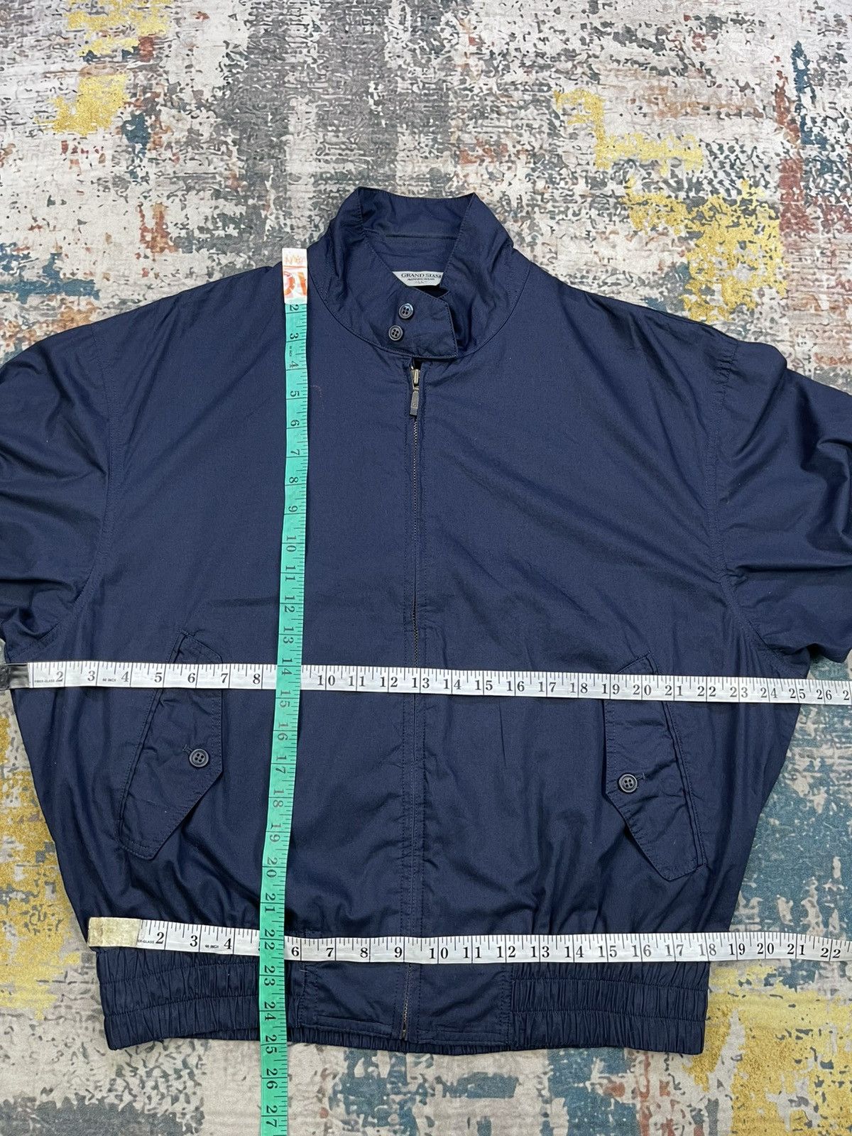 Grand Slam Vtg Grandslam Navy Haringgttone Jacket Size US L / EU 52-54 / 3 - 9 Thumbnail