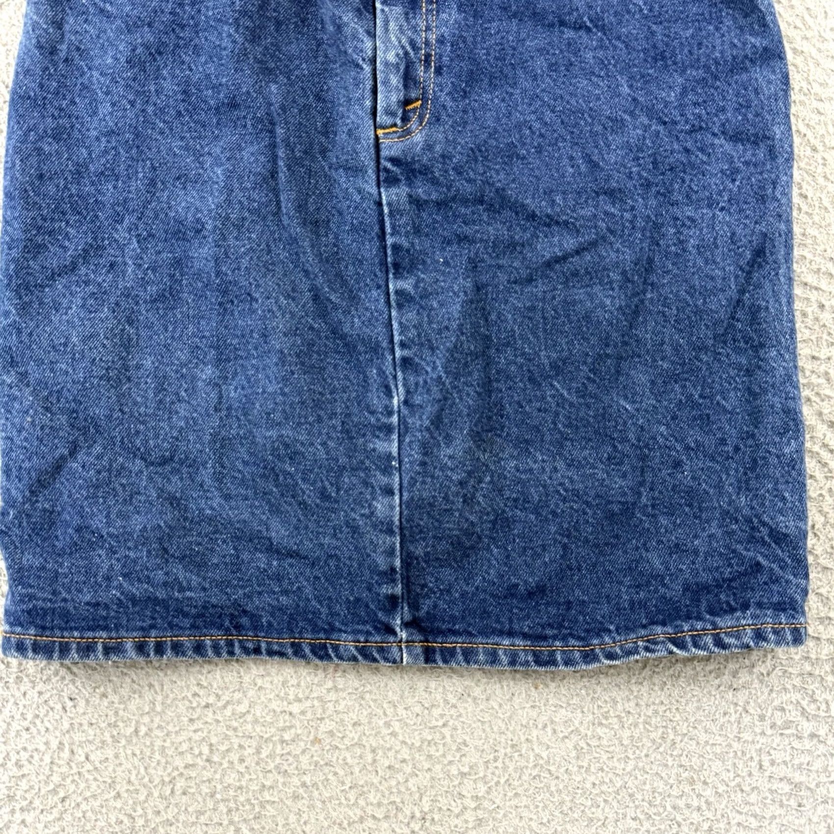 Levi's VINTAGE Levi’s Skirt Womens 9 Blue Denim High Rise A-Line Boho 80s 90s Cowboy Size 30" / US 8 / IT 44 - 2 Thumbnail