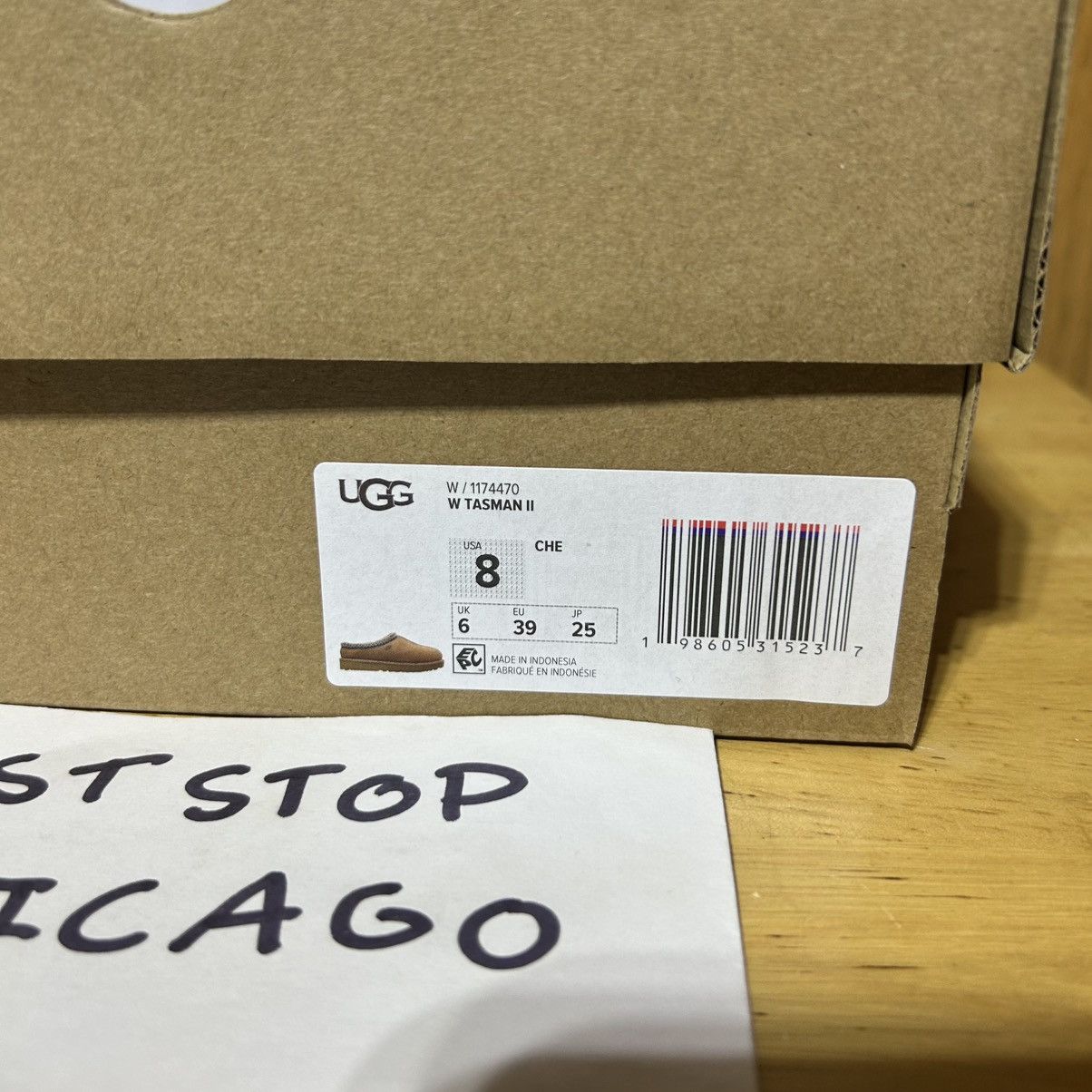 Ugg UGG Tasman II Slippers Chestnut Shoes Suede Womens 8 NEW Size US 8 / IT 38 - 8 Thumbnail