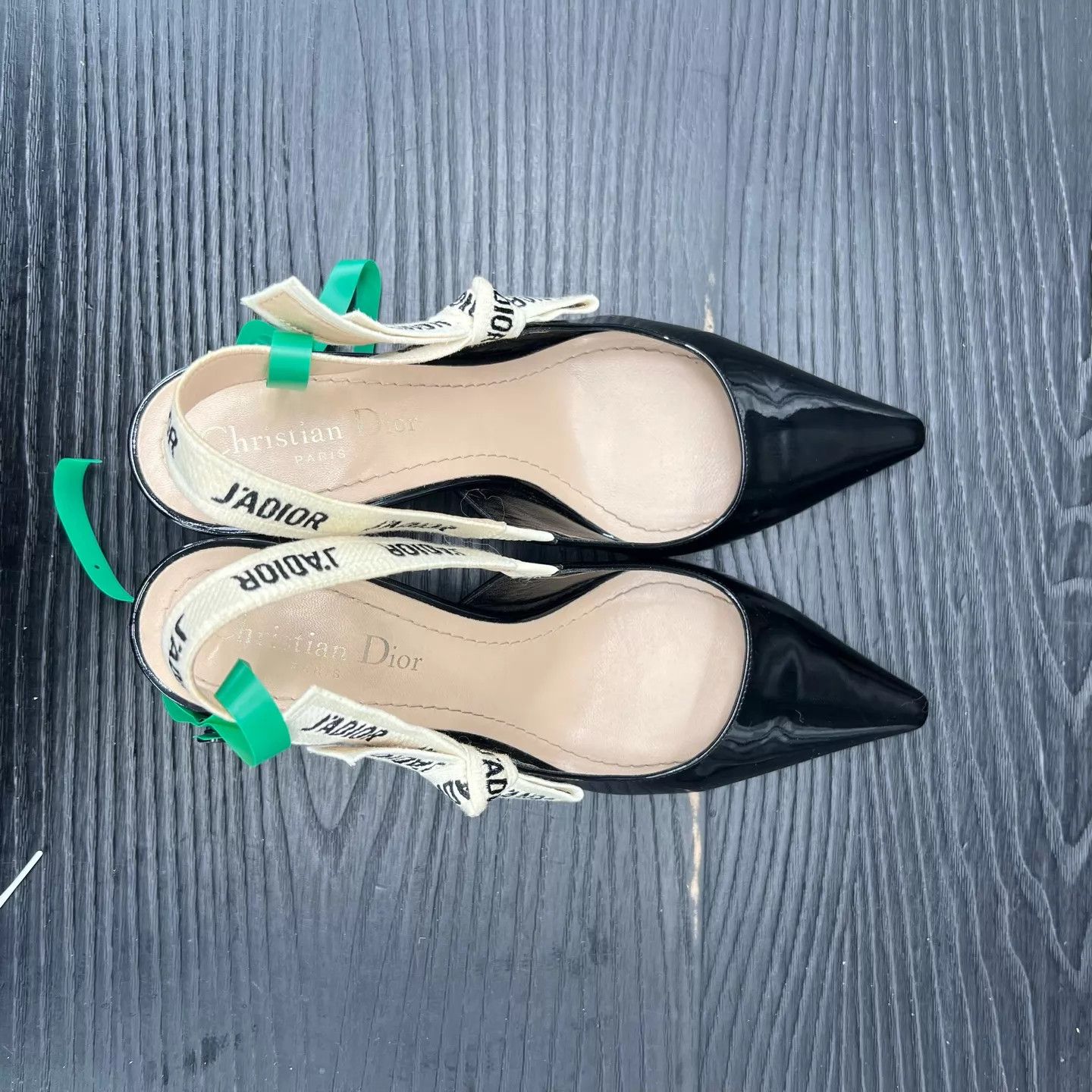 Dior DIOR J'Adior Patent Leather Heels 37 (New, Worn) Size US 6.5 / IT 36.5 - 3 Thumbnail