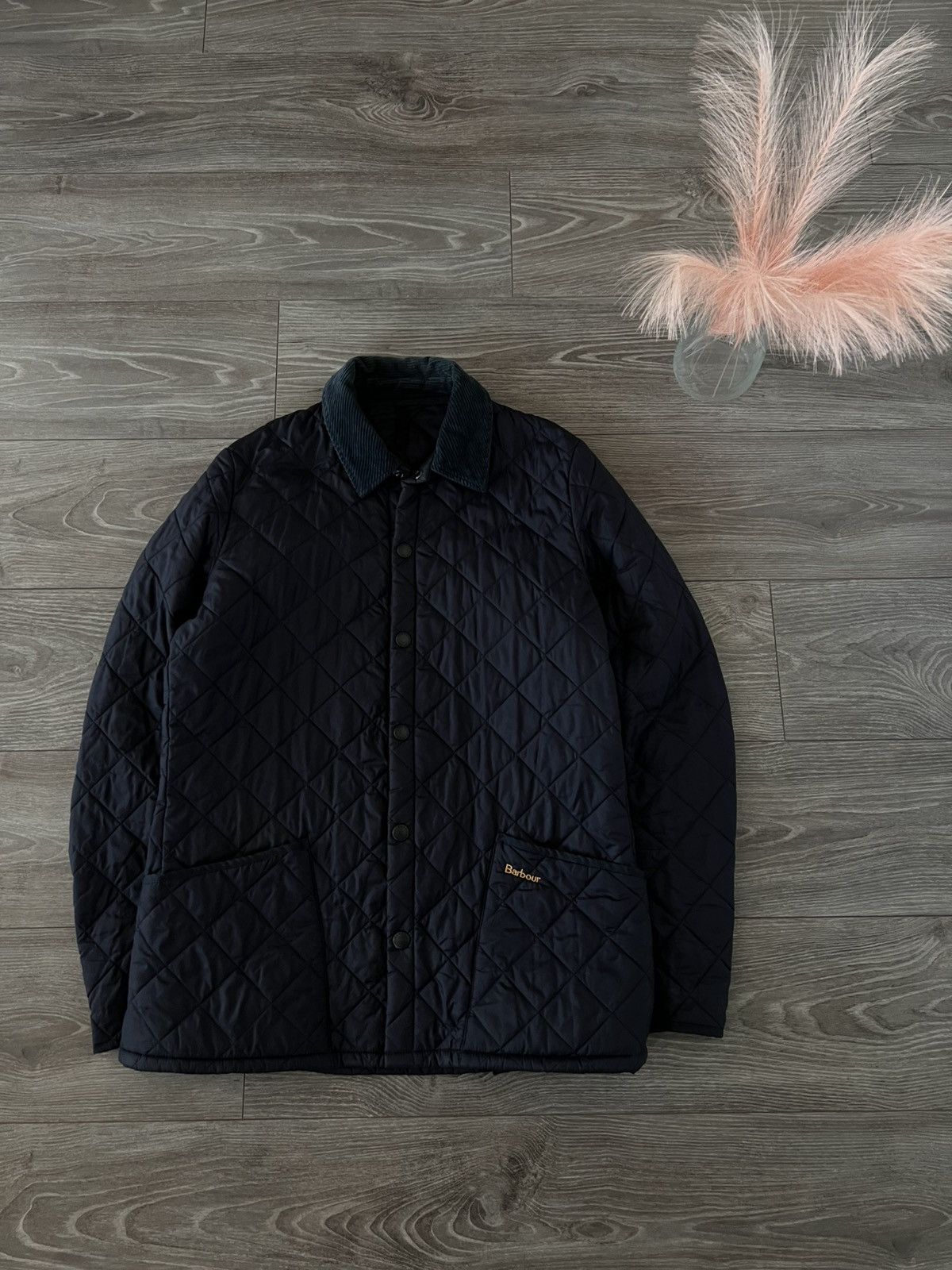 Barbour × Designer ‼️Vintage Barbour Heritage Liddesdale Knit Logo Jacket ‼️ Size US M / EU 48-50 / 2 - 2 Thumbnail