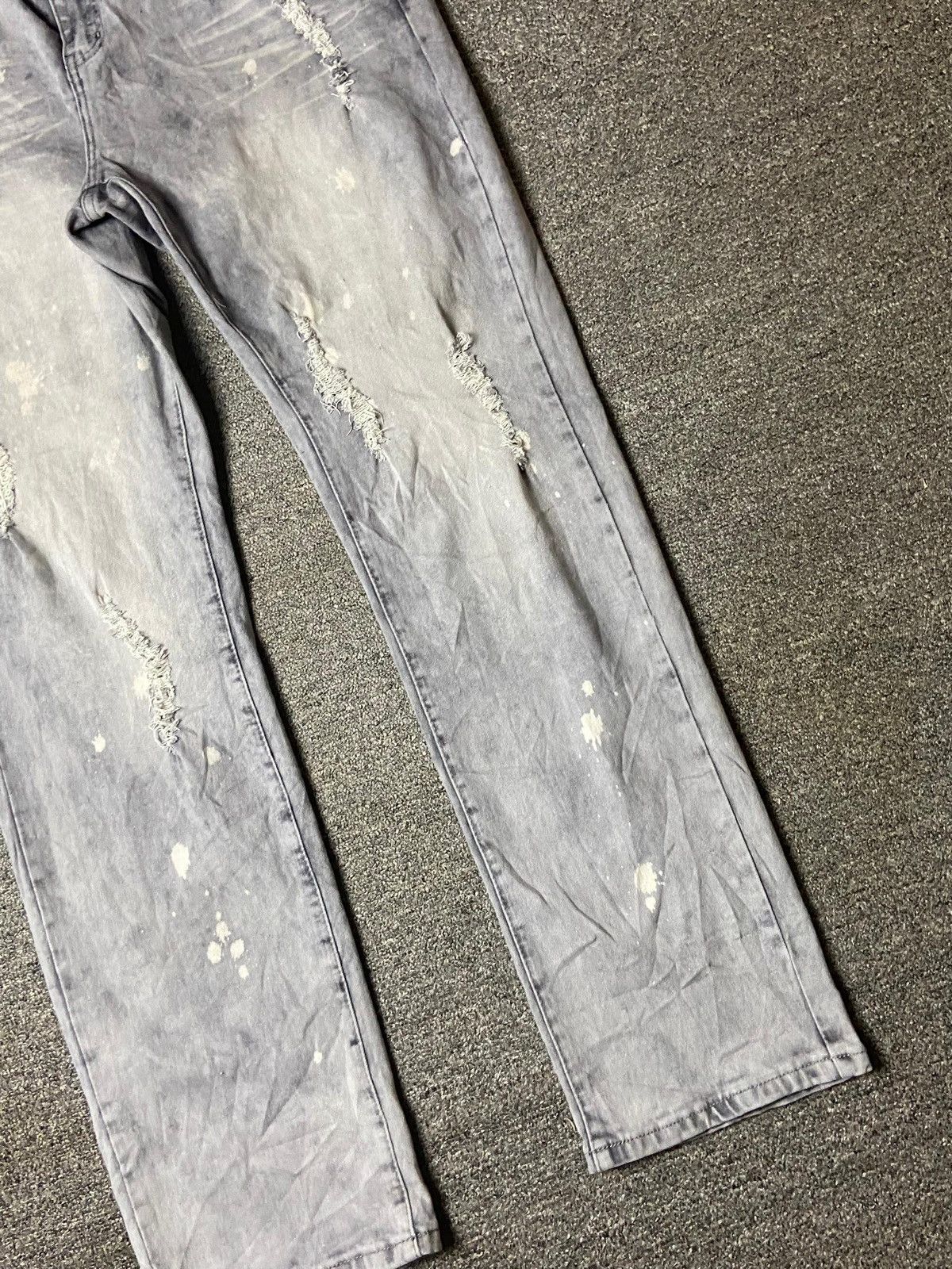 Japanese Brand Switch Remarkable Distressed Denim Jeans (145) Size US 39 - 9 Thumbnail