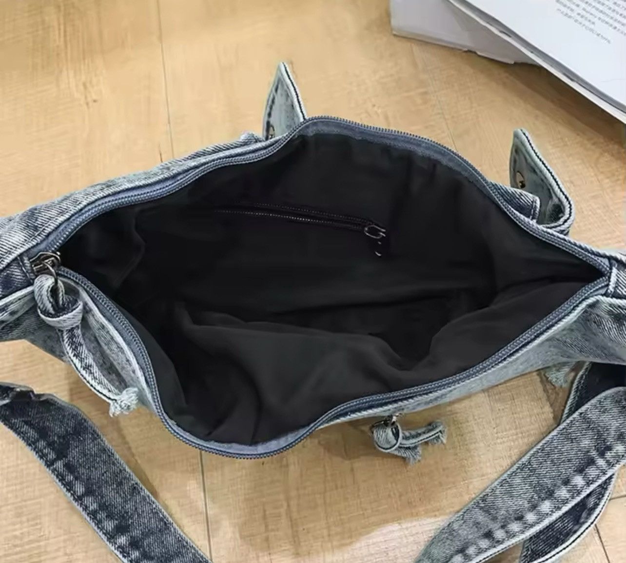 Vintage Denim Crossbody Bag Size ONE SIZE - 4 Thumbnail