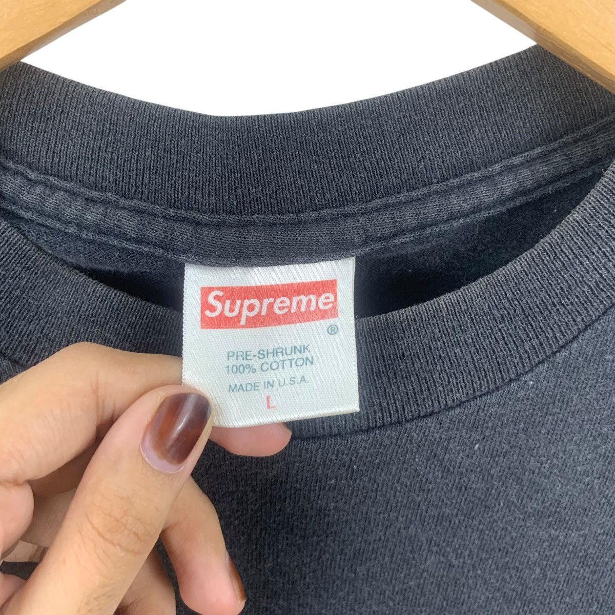Supreme Vintage 1999 SUPREME x SSUR Man On Fire Tee Shirt Top Size US L / EU 52-54 / 3 - 9 Thumbnail