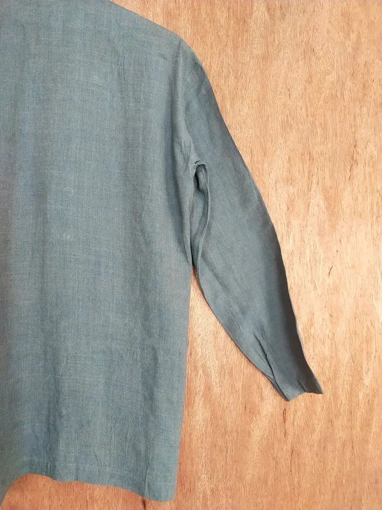 Issey Miyake DL Plantation issey miyake Blue Cardigan #S234 Size M / US 6-8 / IT 42-44 - 10 Thumbnail