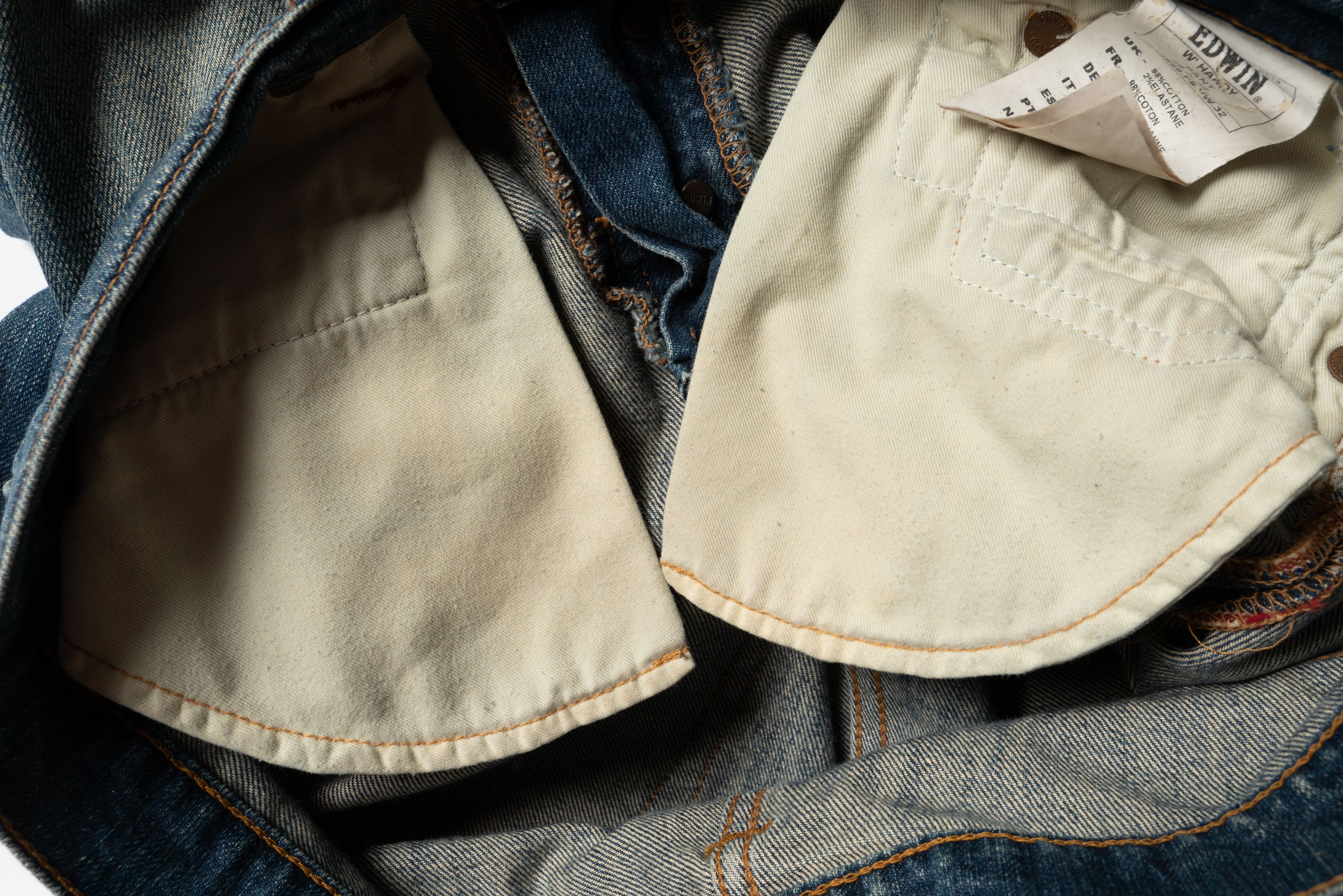 Edwin 🔴 EDWIN W’ Hardy Pant Blue Selvedge Denim Jeans Women’s Size 28" / US 6 / IT 42 - 14 Thumbnail