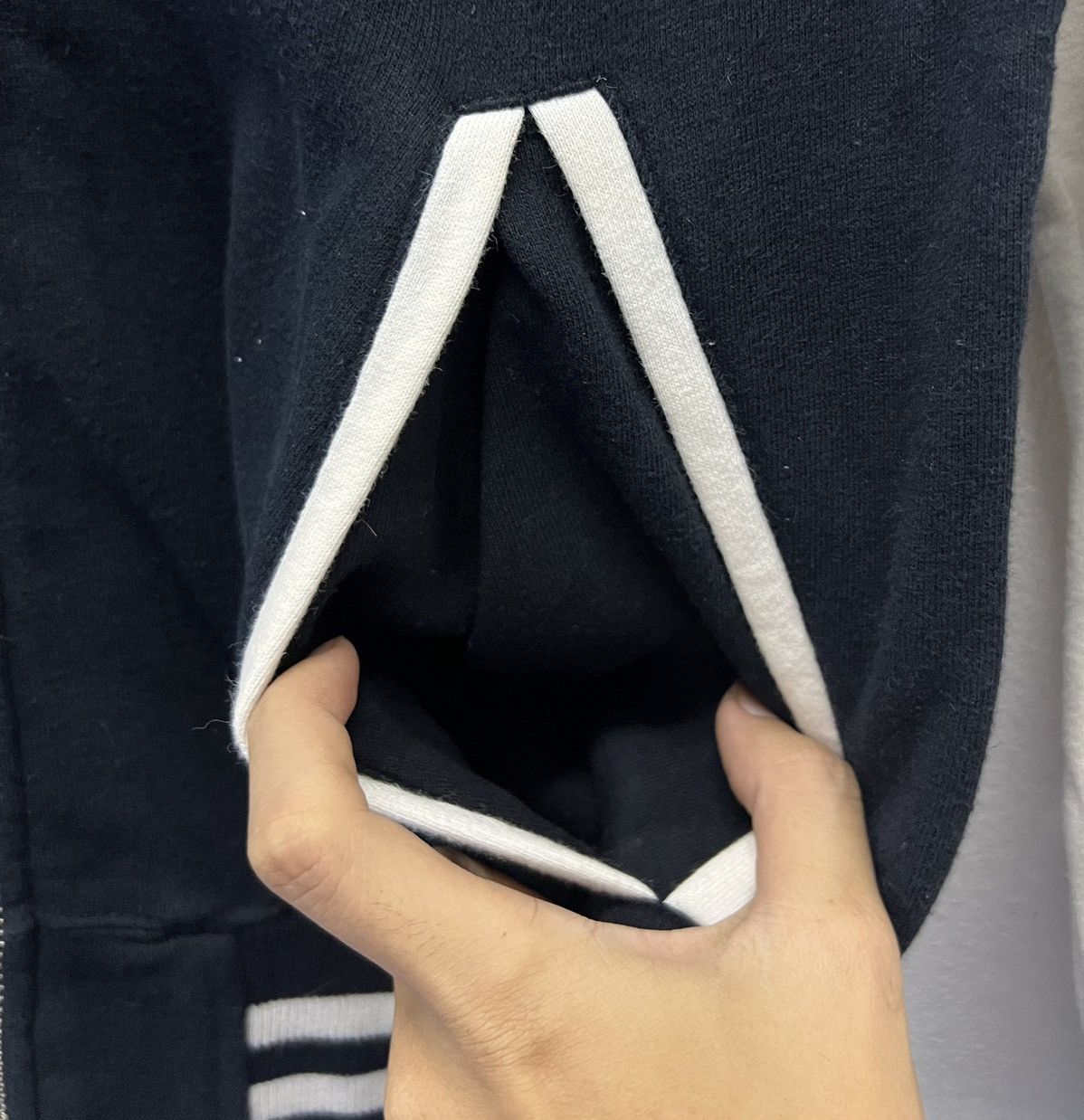 Beams Plus BEAMS x Danklows Varsity Jacket Black/White Cotton Zip-Up Size US S / EU 44-46 / 1 - 7 Thumbnail