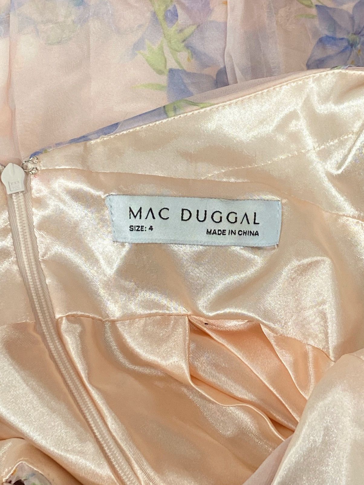 Mac Duggal Mac Duggal Floral Cut Out Ruffle Layered Gown size 4 Size S / US 4 / IT 40 - 11 Thumbnail