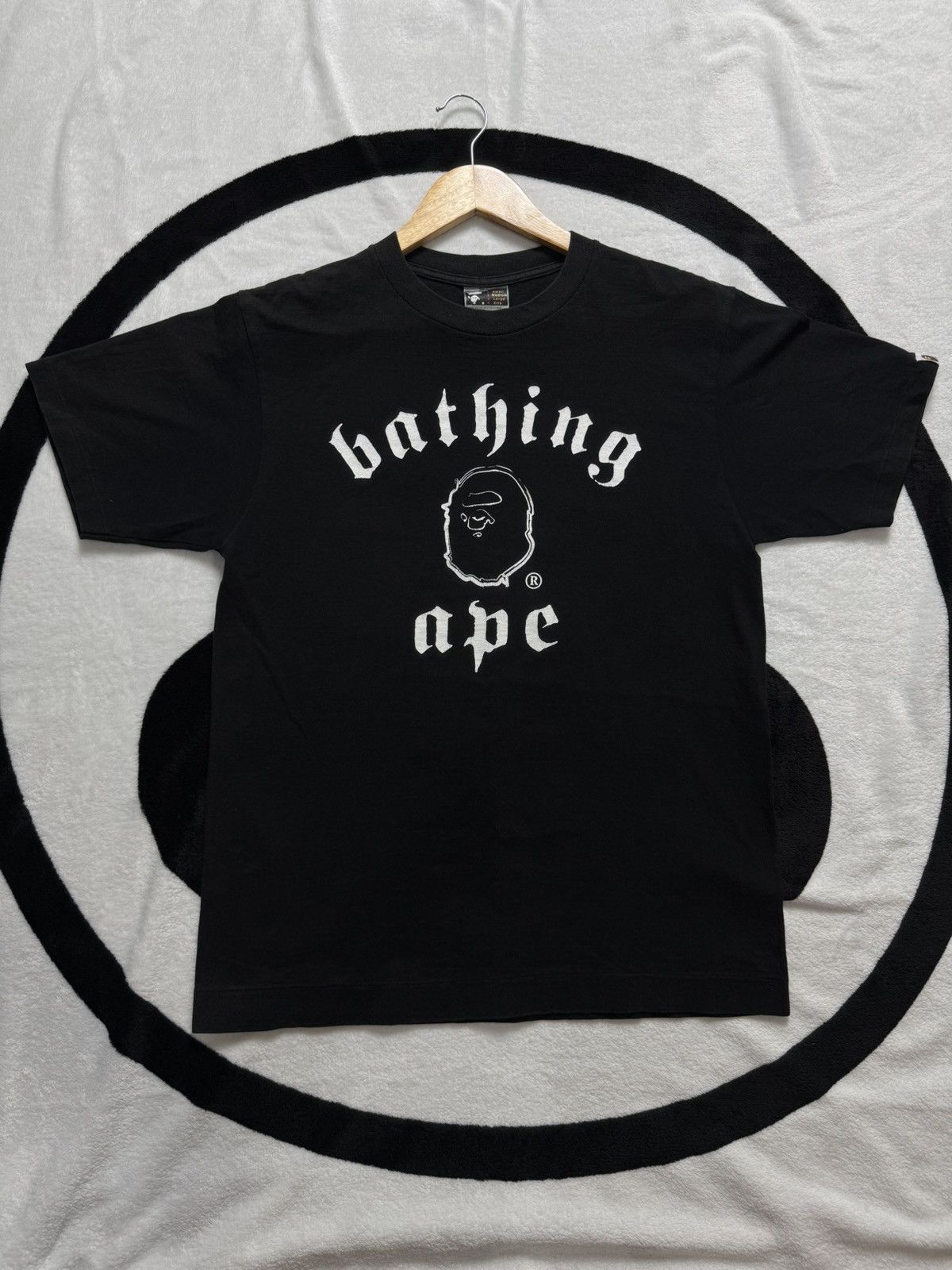 Bape Vintage 1999-2005 2000s 00s A Bathing Ape Bape Black T-shirt Size US M / EU 48-50 / 2 - 1 Thumbnail
