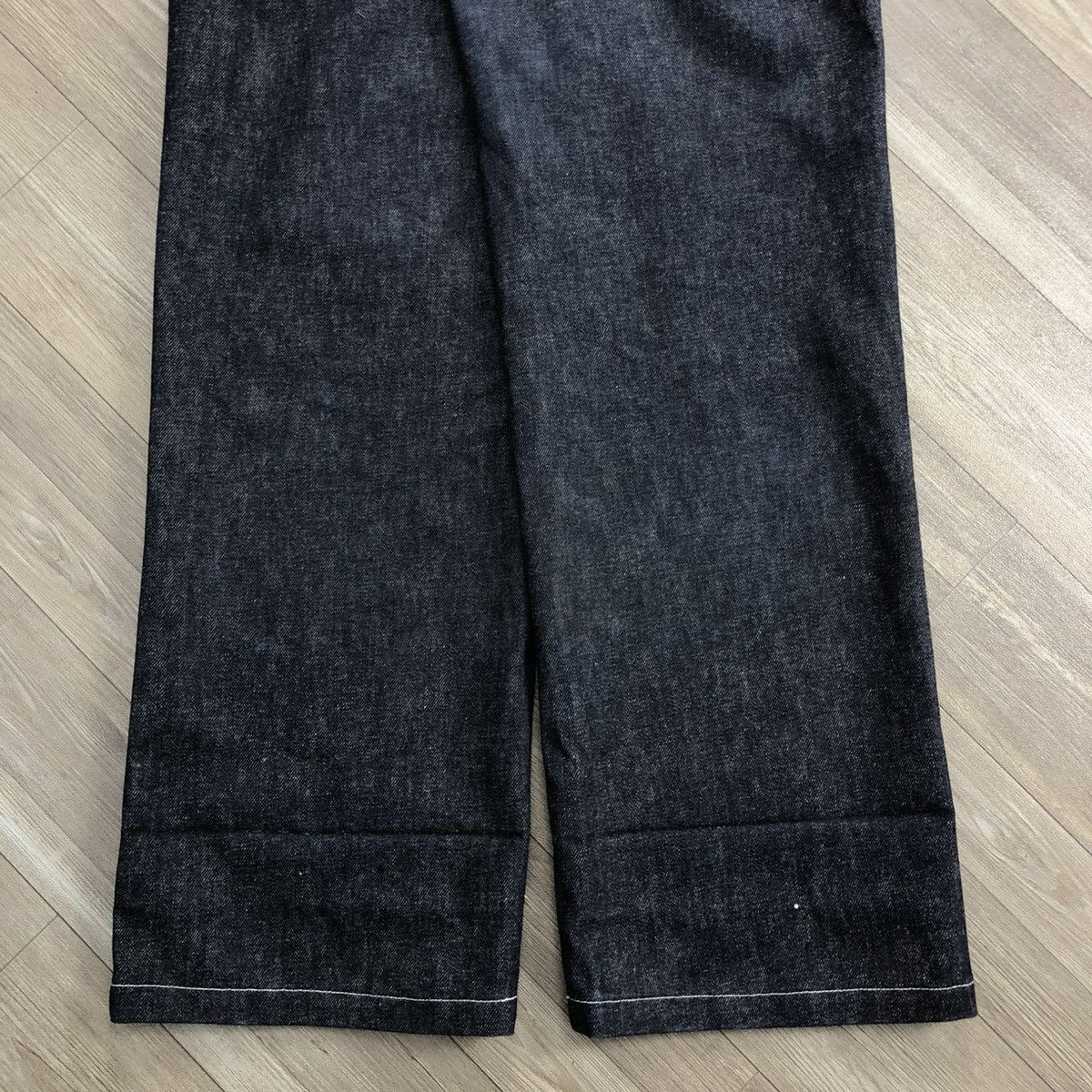Designer × Vintage × agnes b. 🇫🇷 Vintage Agnes B. Homme Paris Military Cargo Denim Pants Size US 31 - 13 Thumbnail