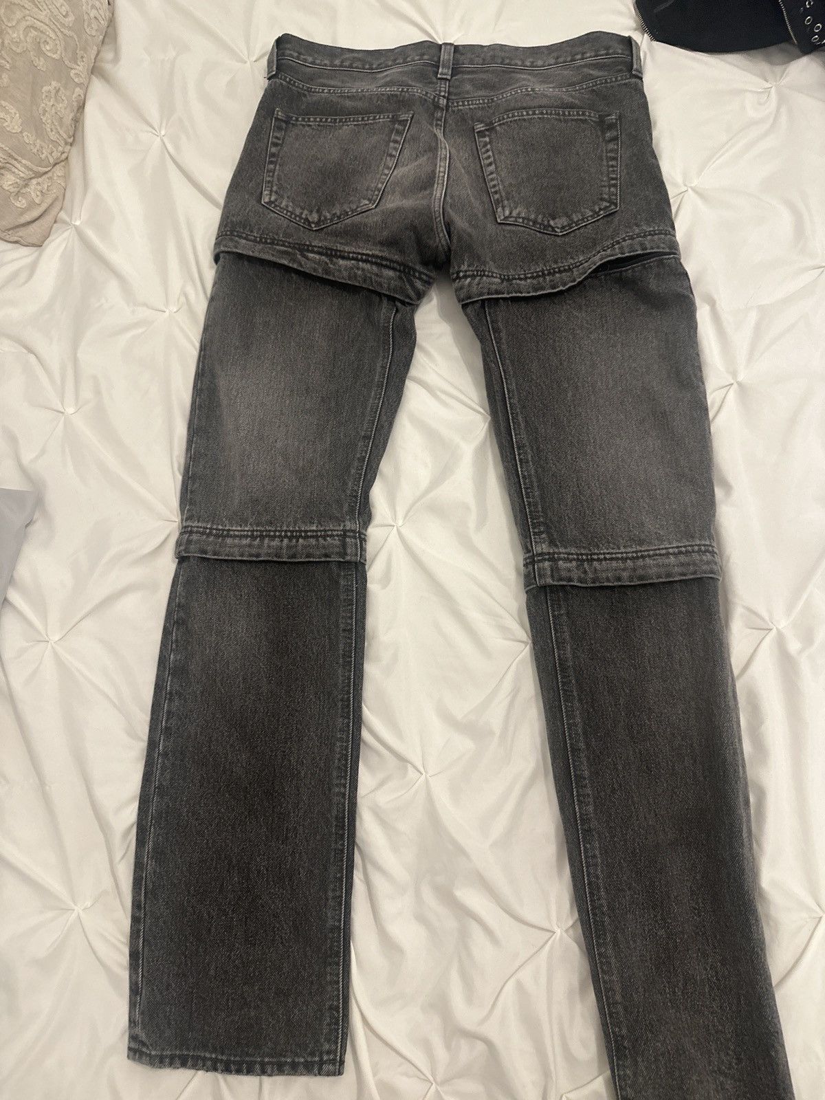 Balenciaga Balenciaga zip denim black/grey Size US 32 / EU 48 - 2 Thumbnail