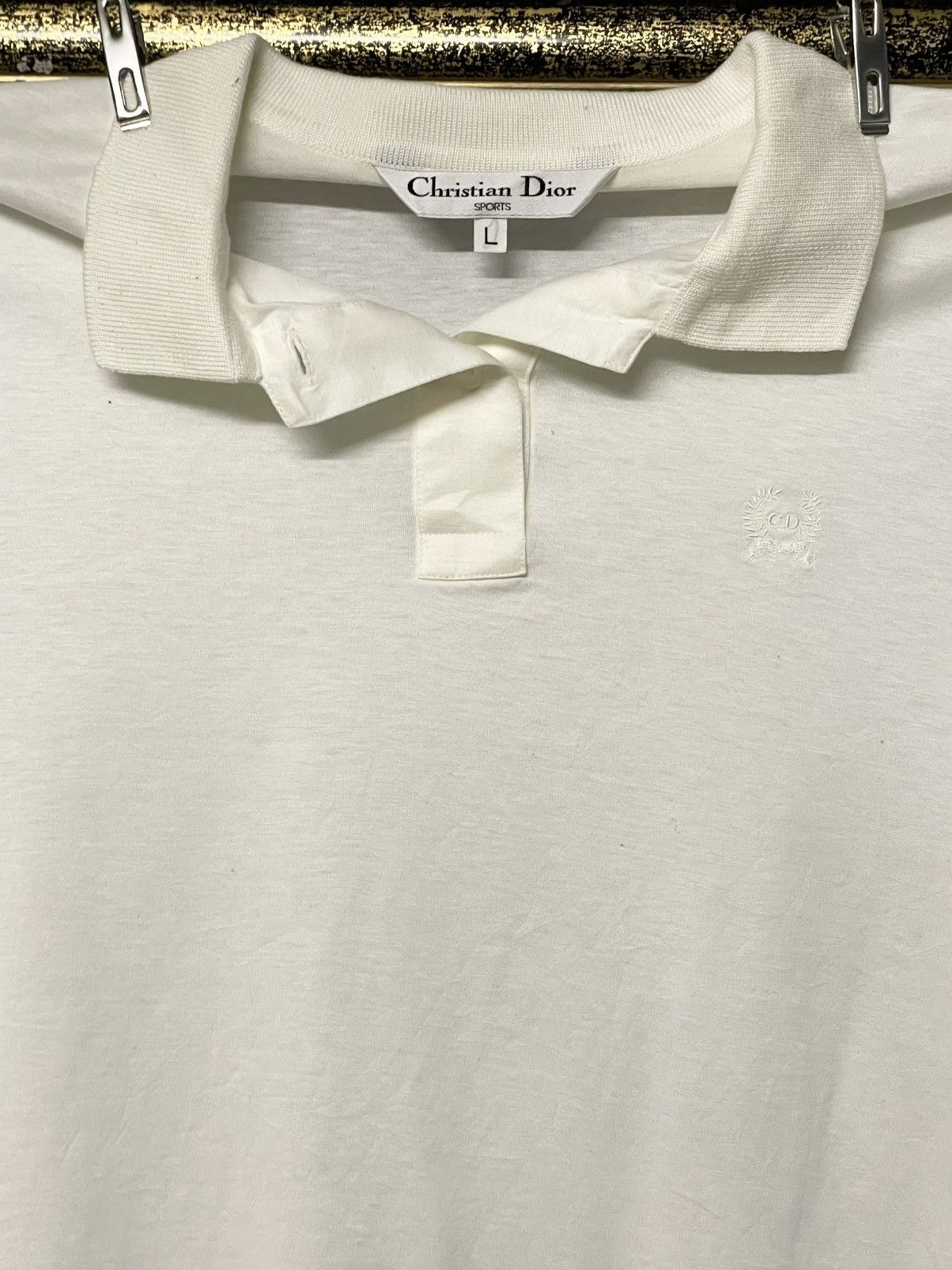 Christian Dior Monsieur Vintage Christian Dior Small Classic Embroidered Logo Polo Size US M / EU 48-50 / 2 - 3 Thumbnail