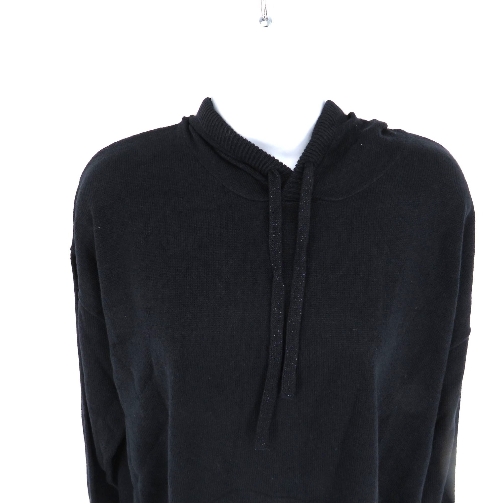 Other True Craft Women's Blue Hooded Sweater Medium Soft Knit Long Size M / US 6-8 / IT 42-44 - 3 Thumbnail
