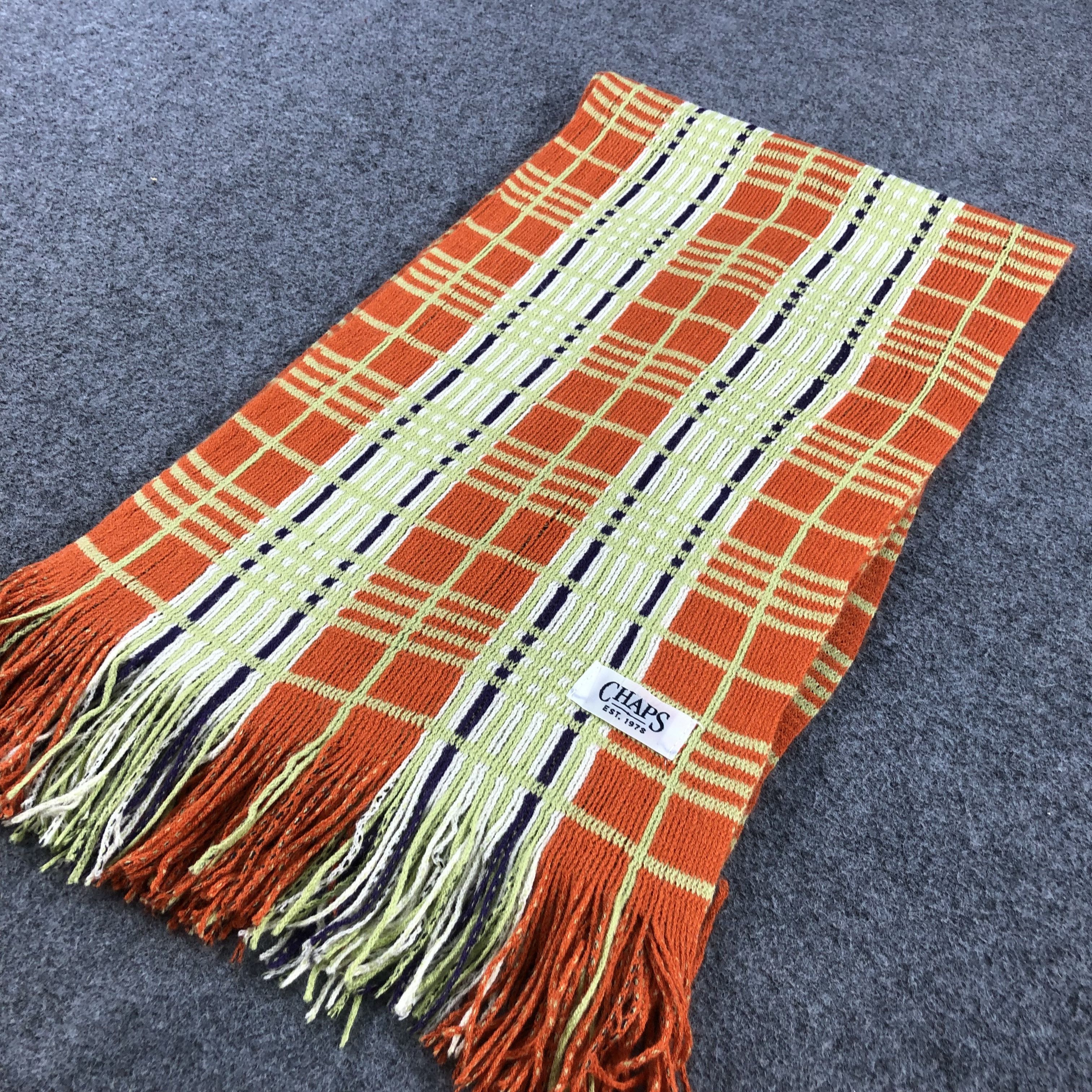 Chaps Chaps Knit Wool Scarf Muffler V622 Size ONE SIZE - 3 Thumbnail