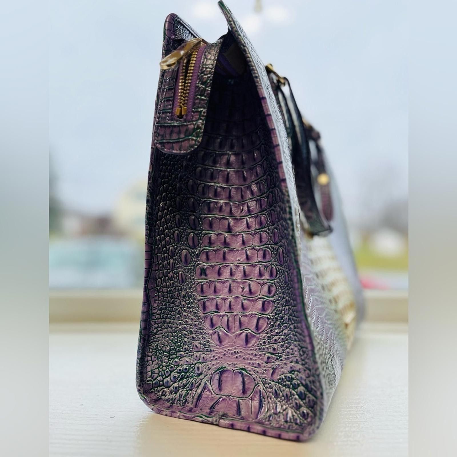 BRAHMIN Brahmin Tia Viola Ombré Melbourne Tote Bag NWT​​​​​ Size ONE SIZE - 4 Thumbnail