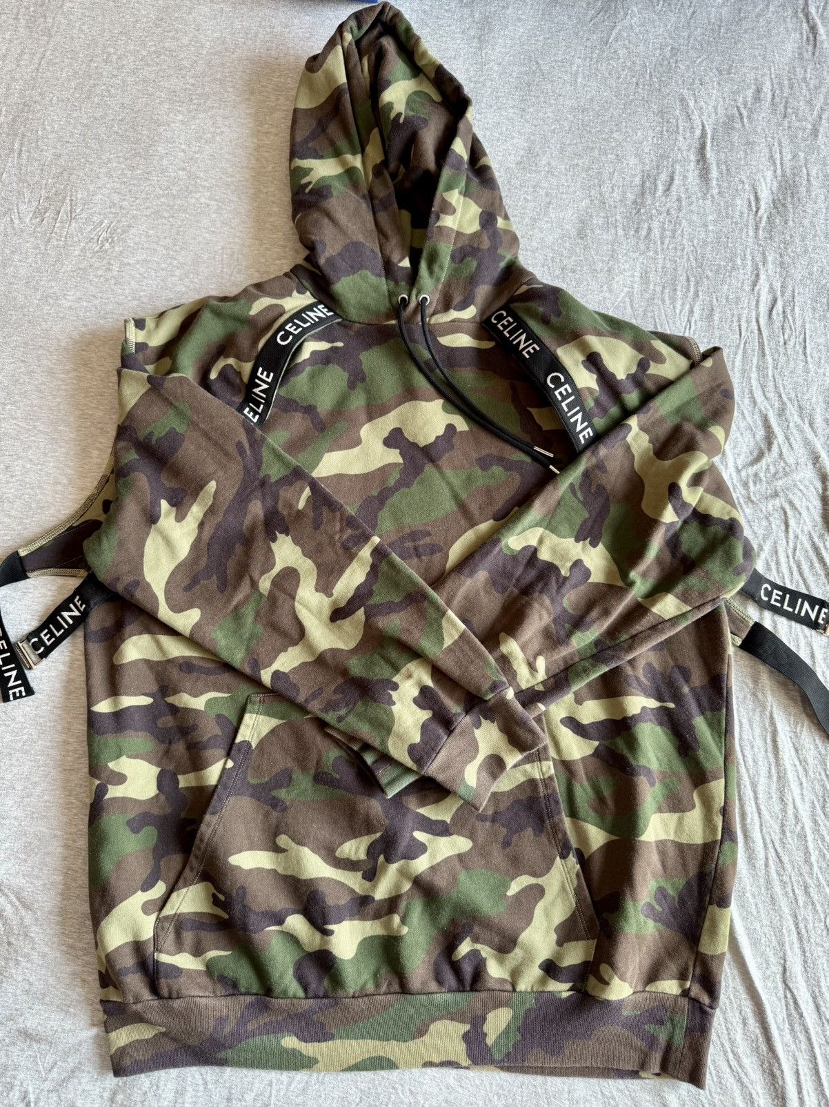 Celine Celine SS23 camouflage Hoody Size US S / EU 44-46 / 1 - 3 Thumbnail