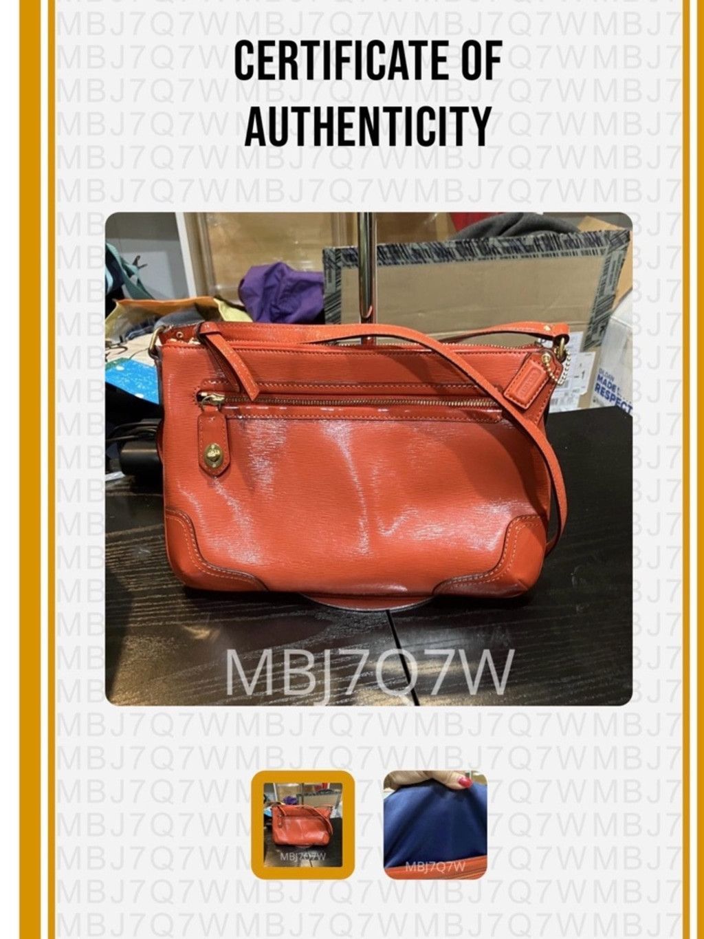Coach Coach Mickie Crossbody in Vermillion Leather w COA Size ONE SIZE - 15 Thumbnail