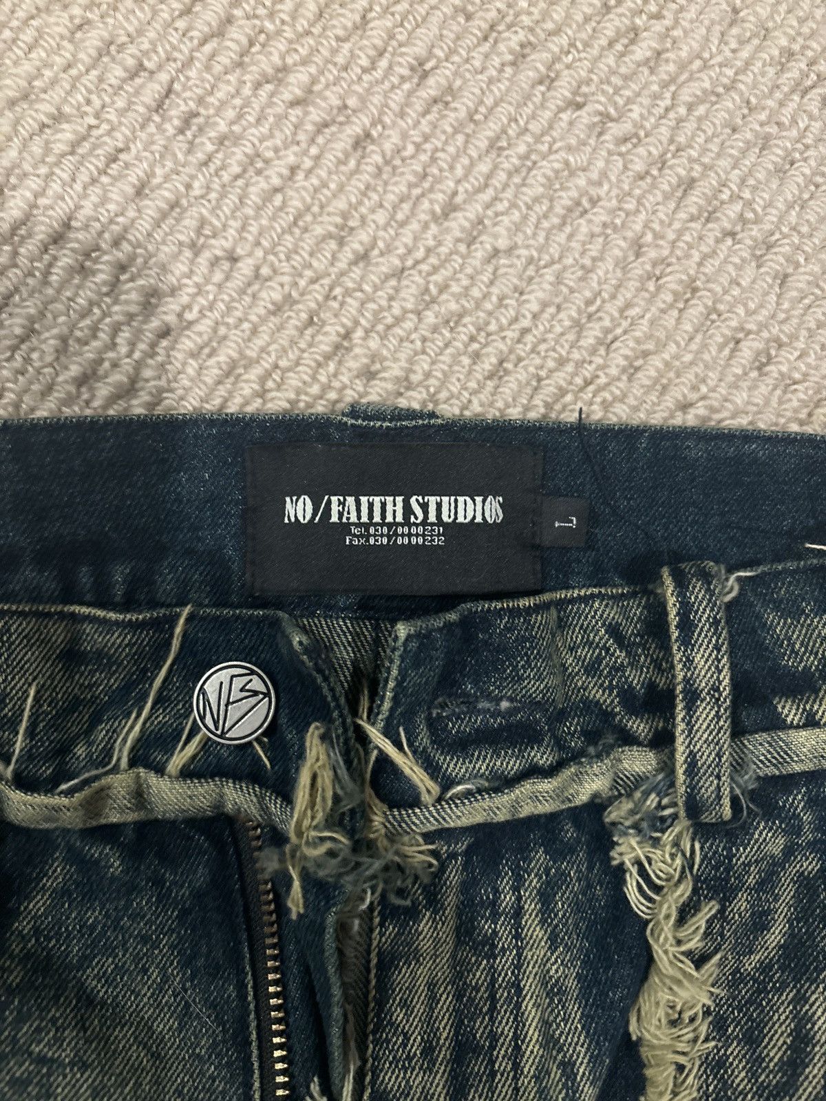 No Faith Studios No faith studio denim Size US 32 / EU 48 - 3 Thumbnail