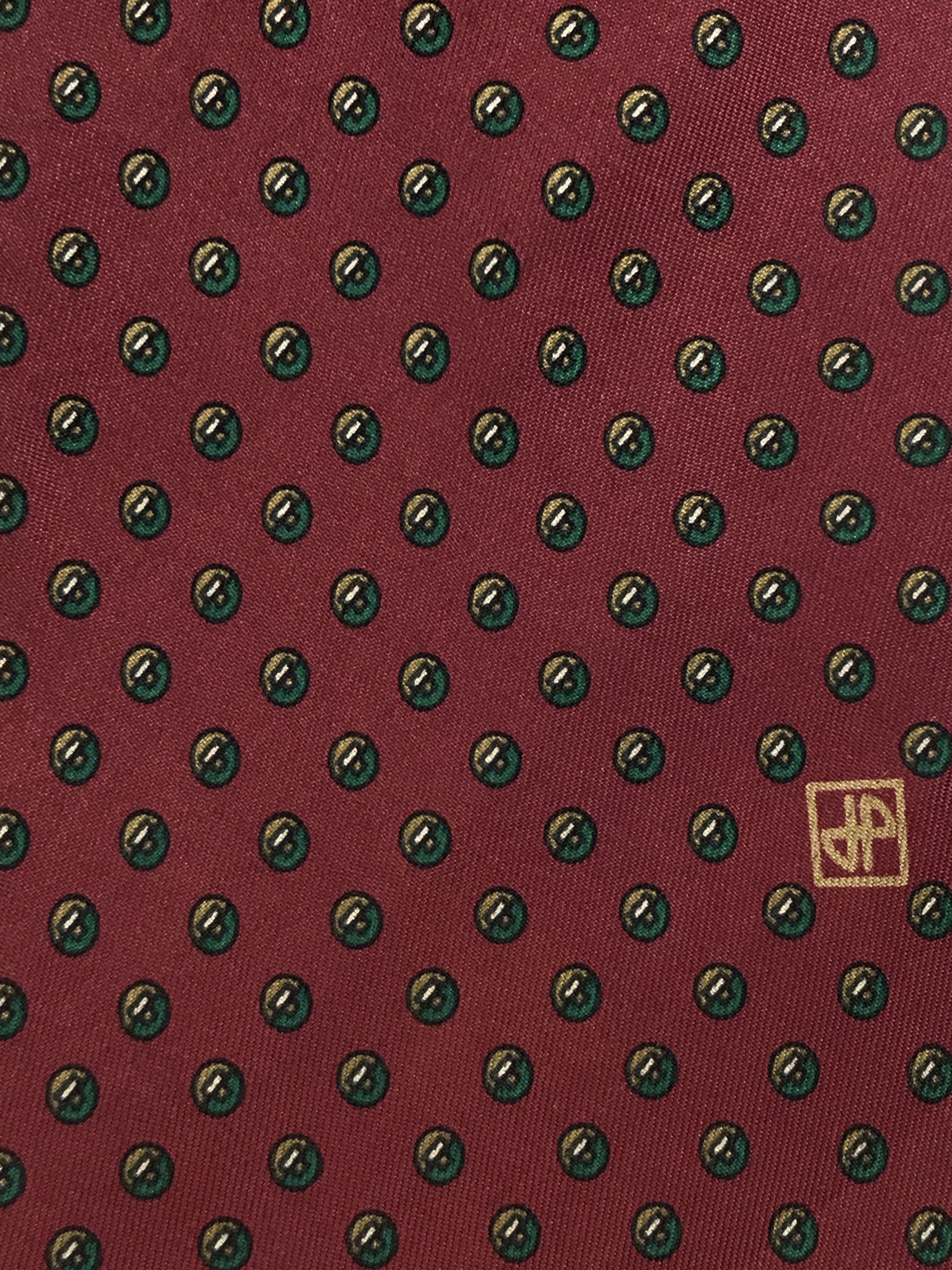 Designer × Vintage Vintage Jean Patou Silk Necktie Size ONE SIZE - 5 Thumbnail