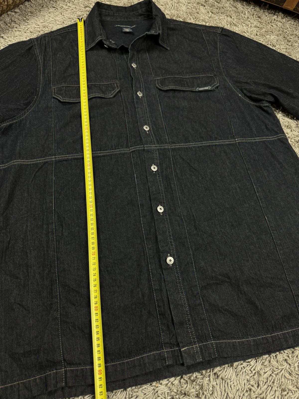 Japanese Brand × Marithe + Francois Girbaud Le Jean de Marithe + François Girbaud y2k jeans shirt Size US XXL / EU 58 / 5 - 5 Thumbnail