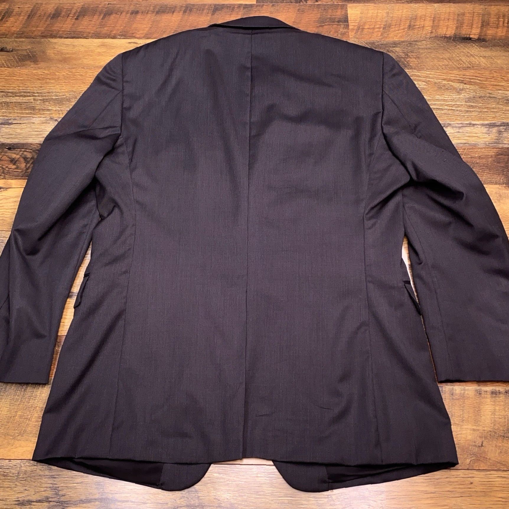 Jos. A. Bank Jos. A. Bank Travelers Collection Blazer Men 46 Long Gray Wool Sport Coat Size 46R - 2 Thumbnail