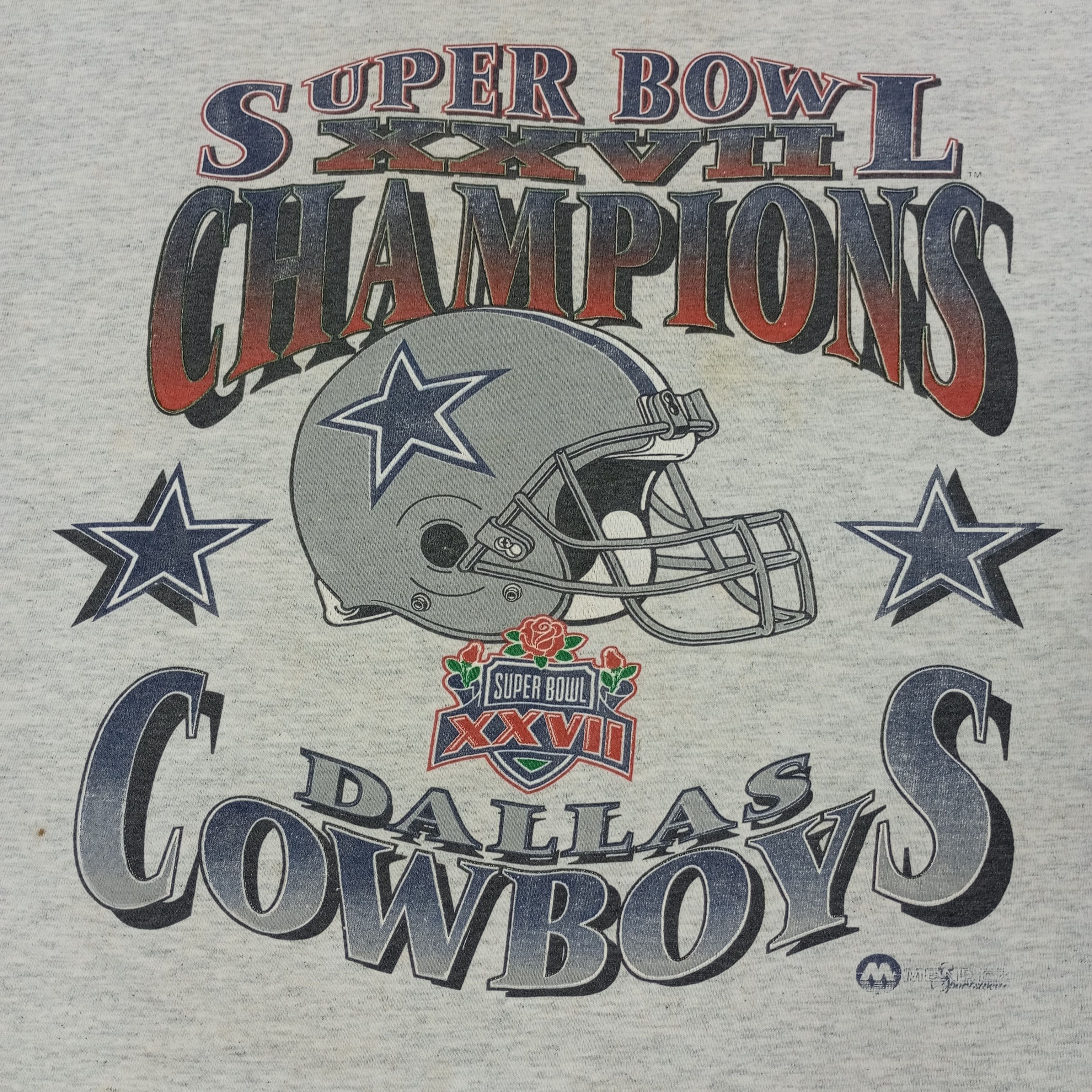 NFL × Vintage Dallas Cowboys NFL Super Bowl Vintage Tshirt c219n76 Size US XXL / EU 58 / 5 - 2 Thumbnail