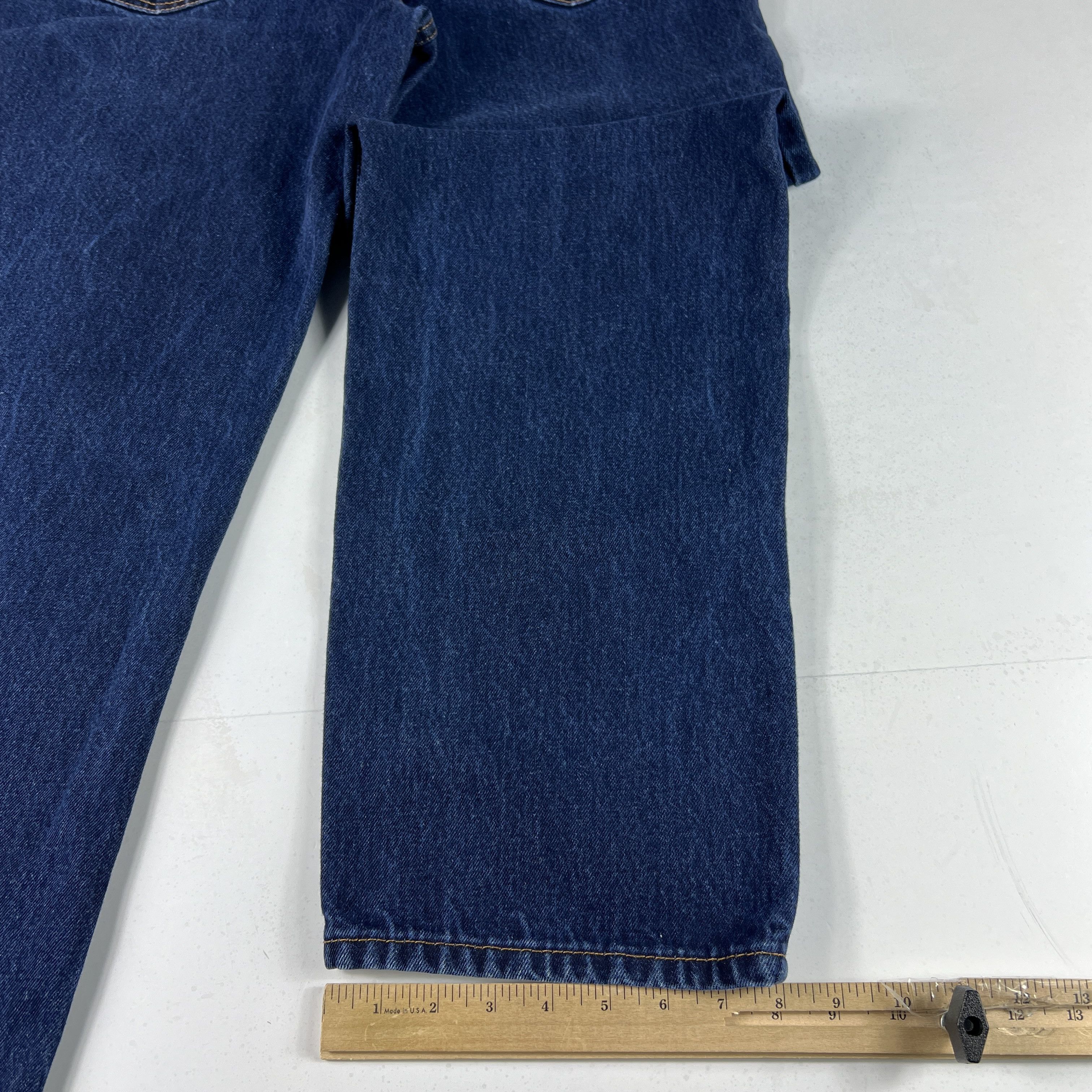 Levi's Levi's Jeans 550 Relaxed Fit Dark Blue Cotton Denim Size US 36 / EU 52 - 15 Thumbnail