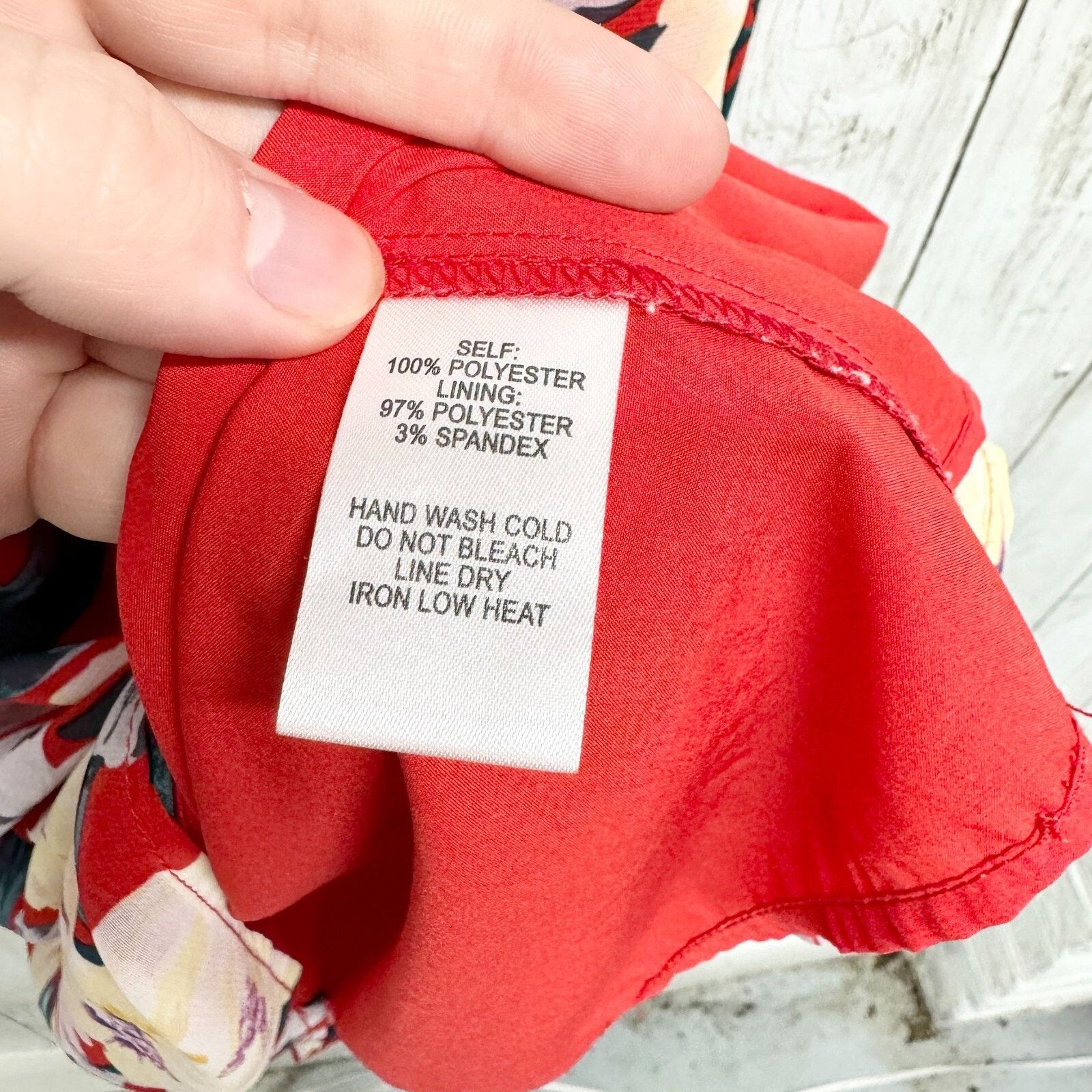 Other Lulus Dress XL Red Floral V-Neck & Back Spaghetti Strap Mini Size XL / US 12-14 / IT 48-50 - 4 Thumbnail